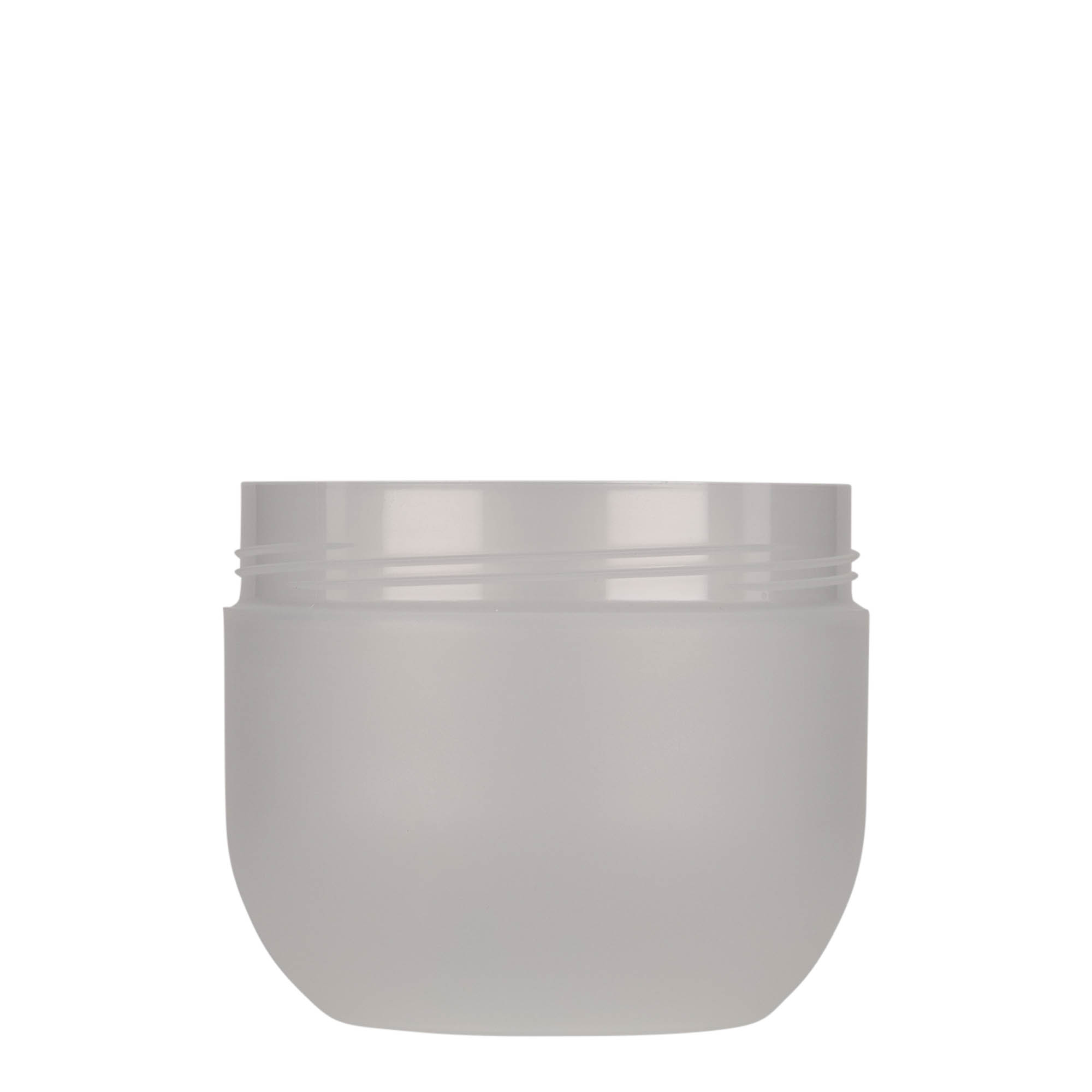 Dose en plastique 500 ml 'Magic', PP, naturel, ouverture : bouchon à vis Dose en plastique 500 ml 'Magic', PP, naturel, ouverture : bouchon à vis