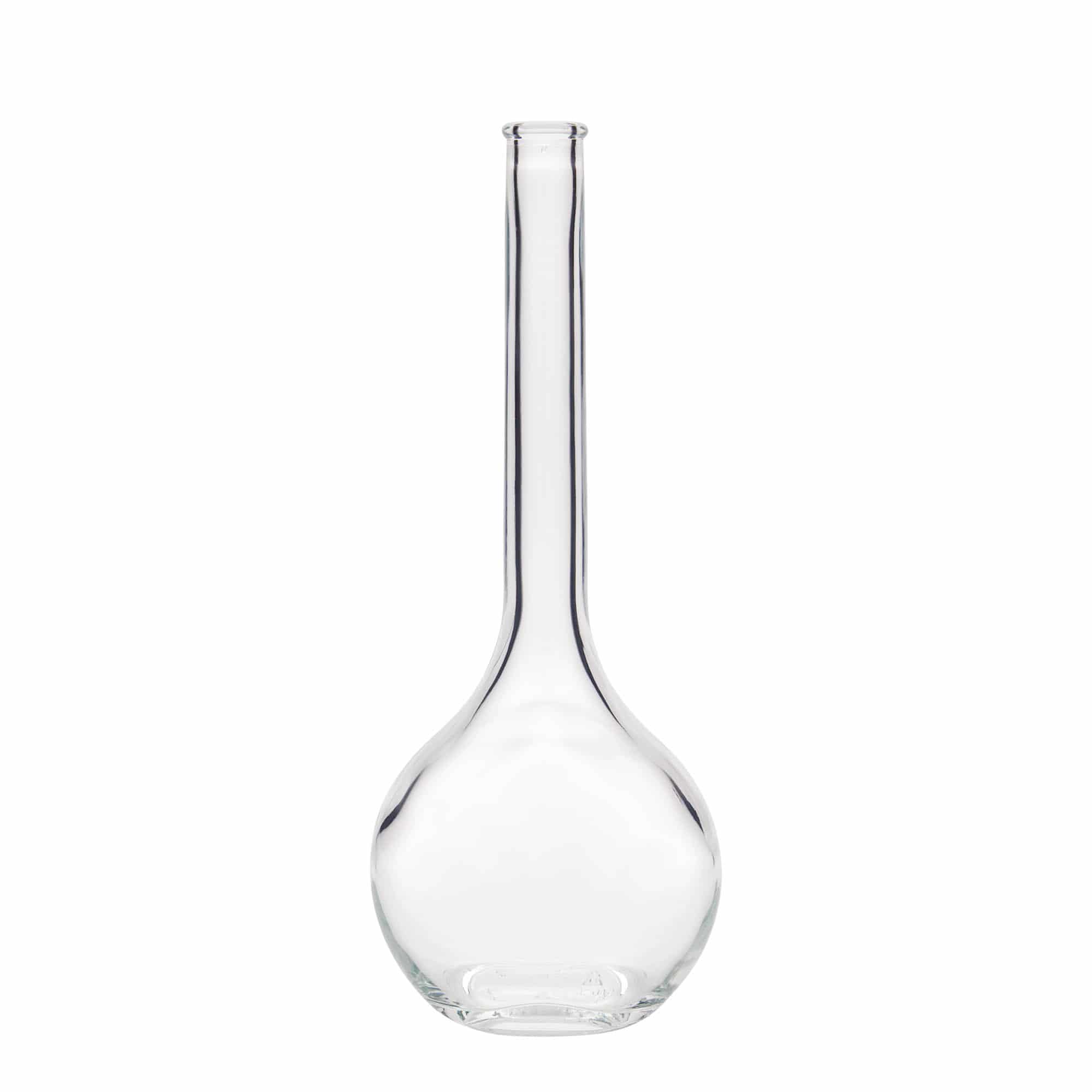 Bouteille en verre 500 ml 'Contessa', ovale, ouverture : bouchon en liège
