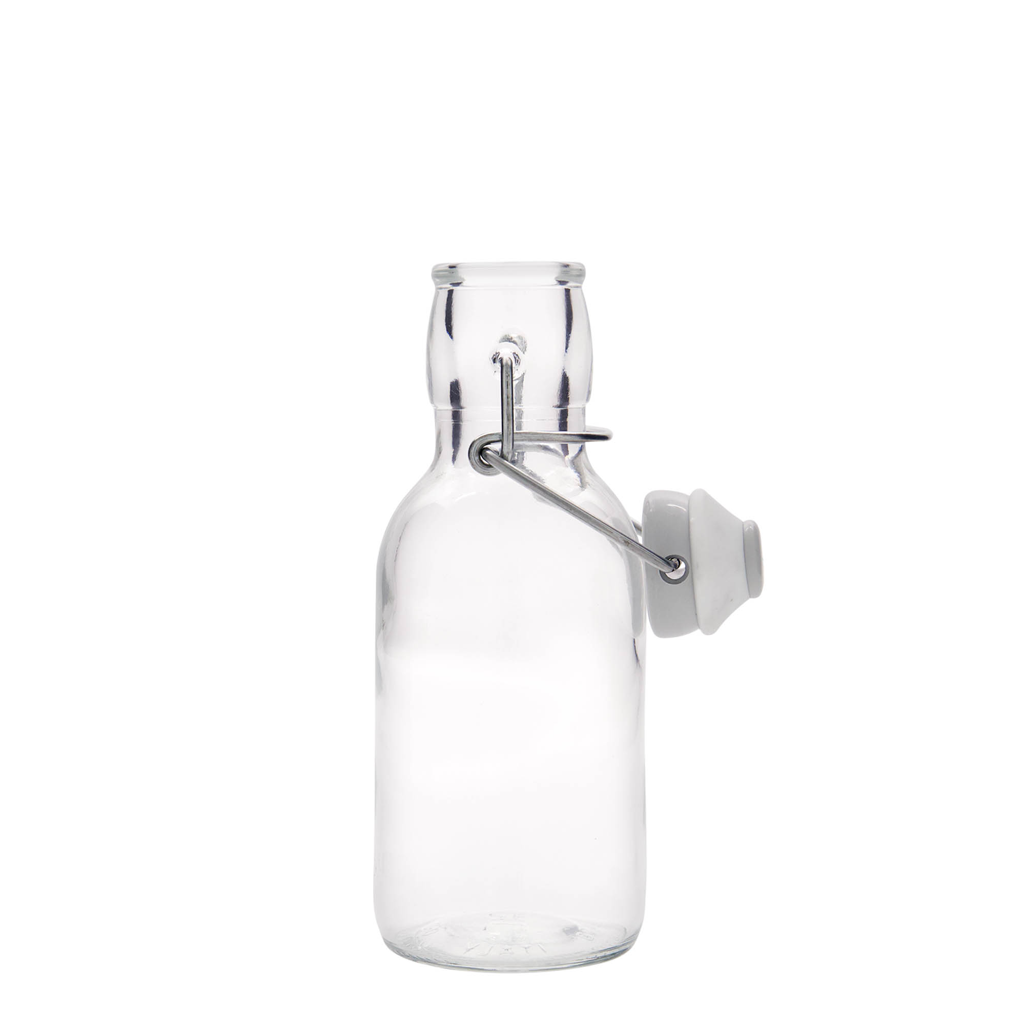 Bouteille en verre 250 ml « Emilia », ouverture : fermeture à levier Bouteille en verre 250 ml « Emilia », ouverture : fermeture à levier