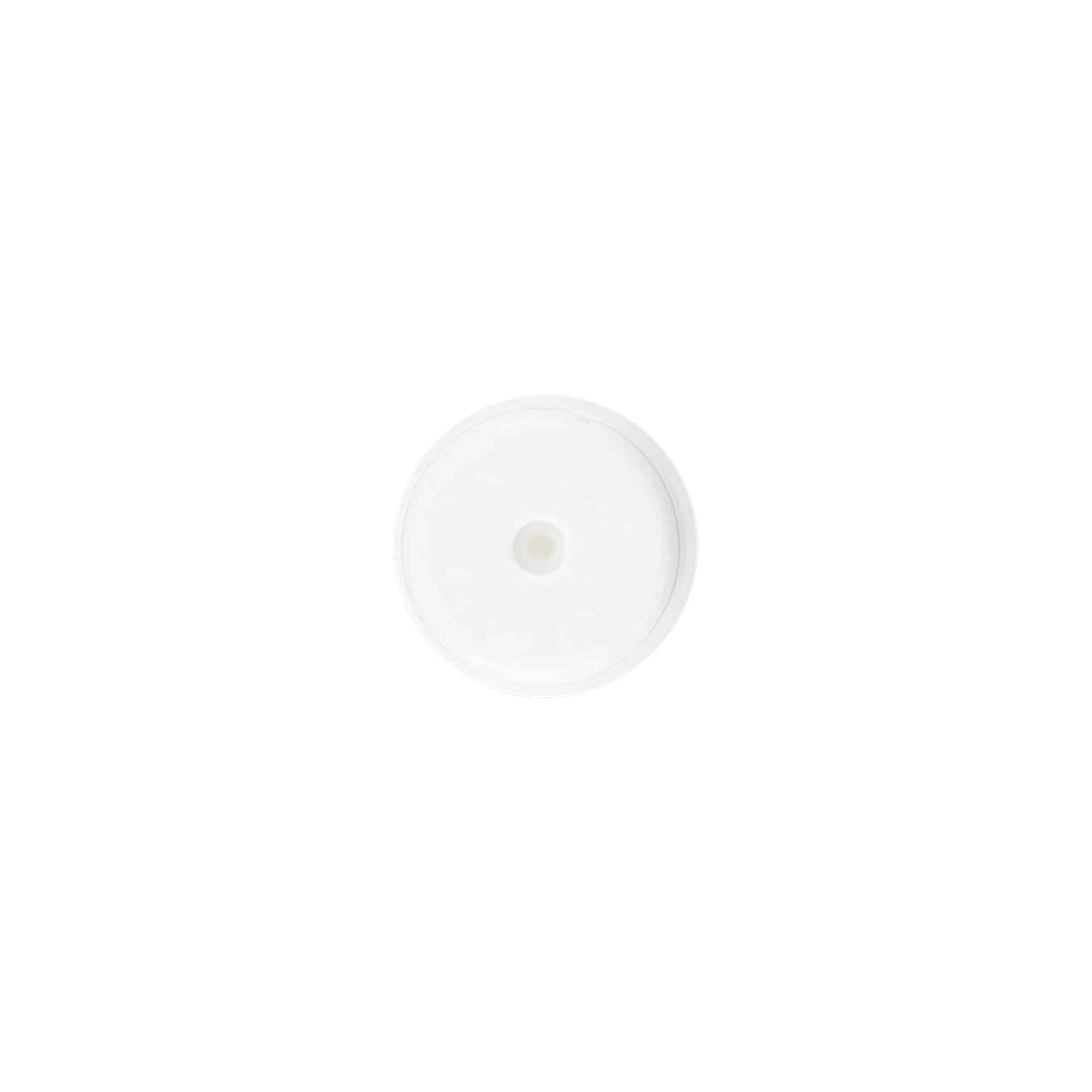 Pompe distributeur sans air « Nano », plastique PP, blanc