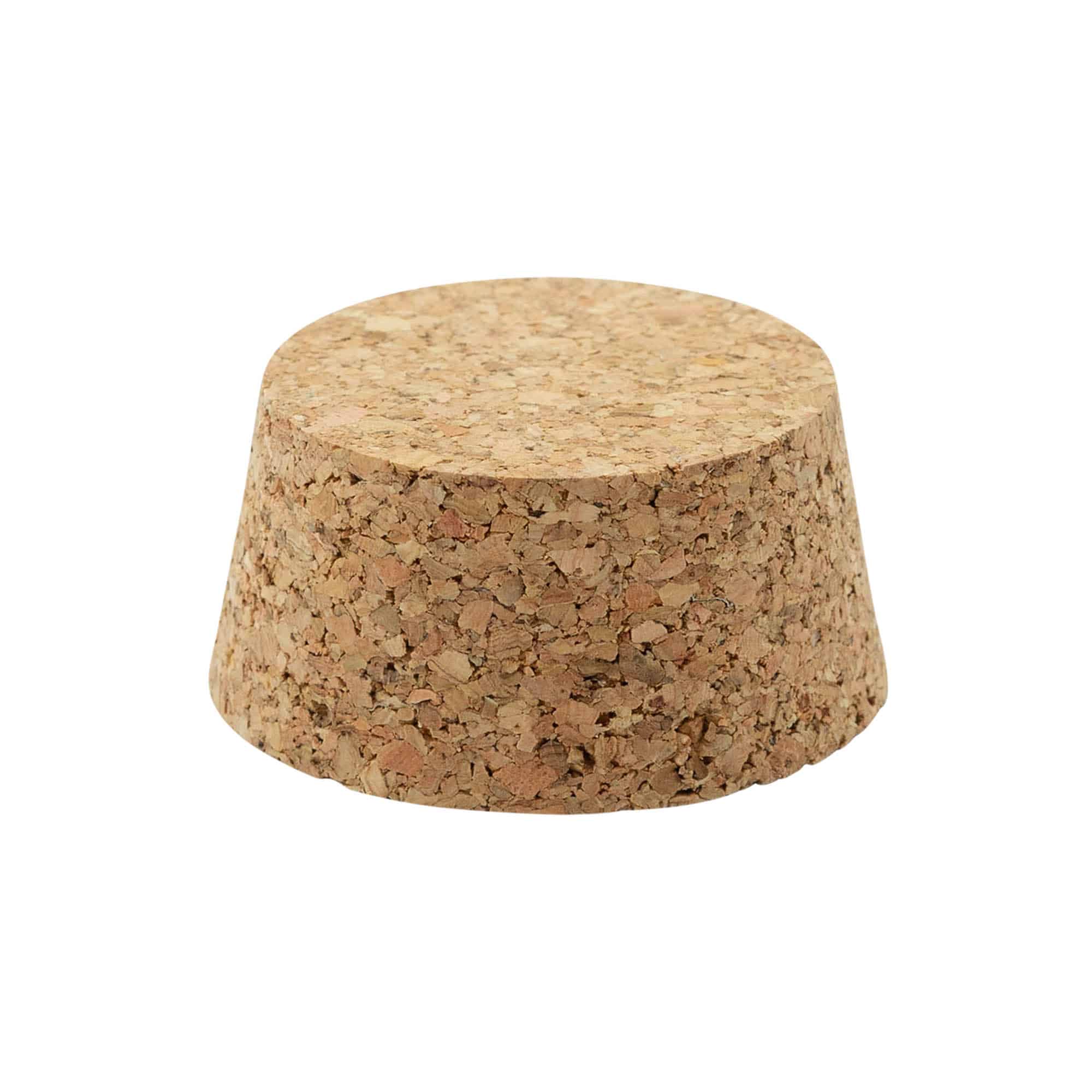 Bouchon conique 48-57 x 27, liège pressé, beige, pour embouchure : liège