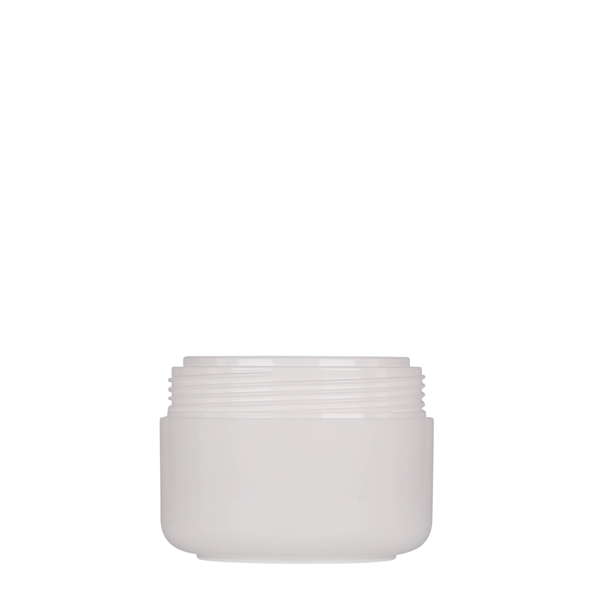 100 ml boîte en plastique 'Bianca', PP, blanc, ouverture : bouchon à vis 100 ml boîte en plastique 'Bianca', PP, blanc, ouverture : bouchon à vis