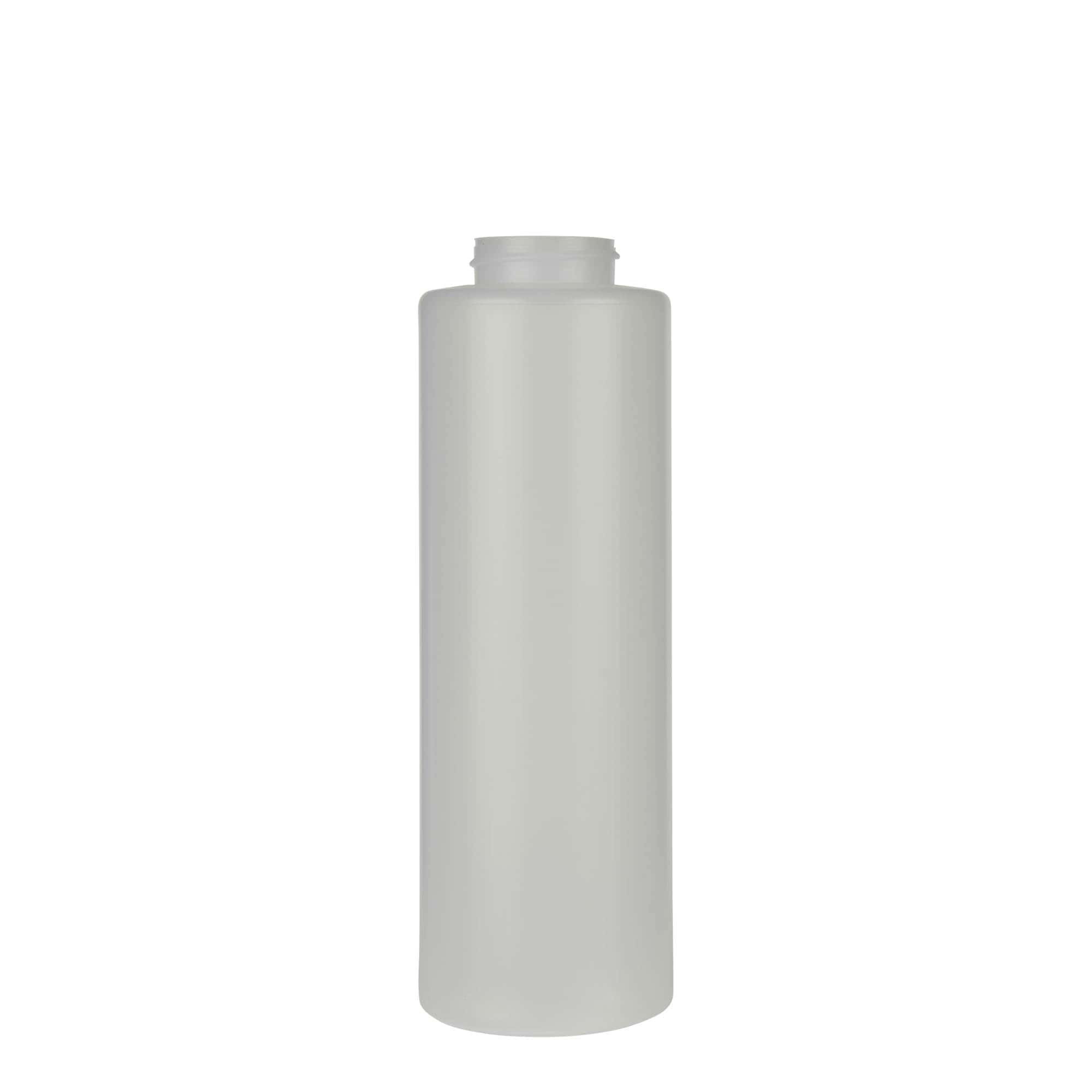 Bouteille à sauce 500 ml, plastique LDPE, naturel, ouverture : 38/400