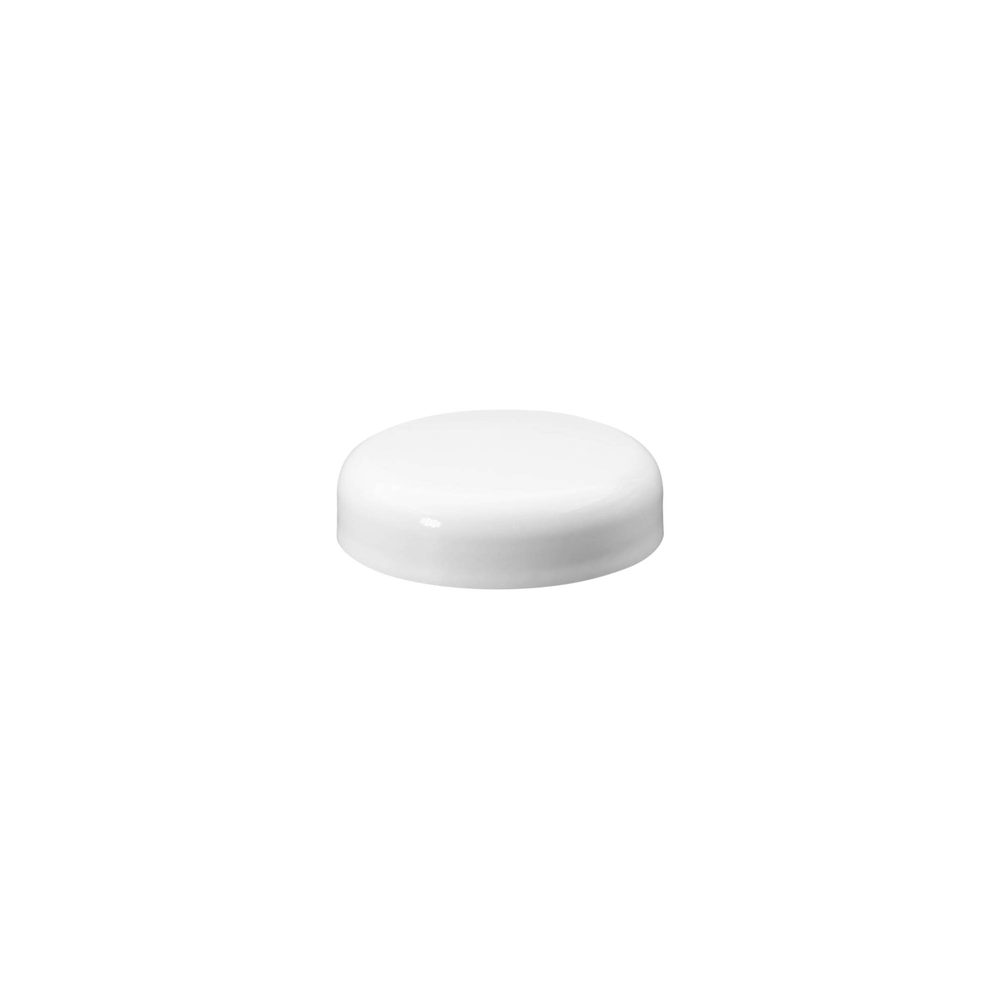 Bouchon à vis pour 30 ml « Bianca », plastique PP, blanc