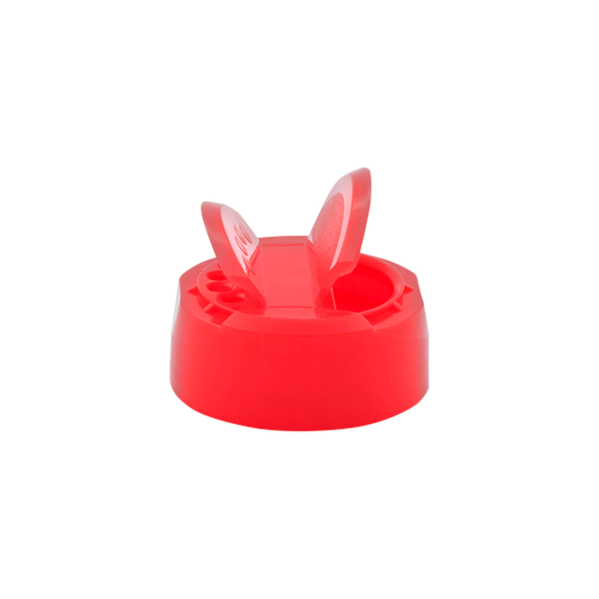 Bouchon doseur pour boîte d'épices, plastique PP, rouge, pour ouverture : 38/400 Bouchon doseur pour boîte d'épices, plastique PP, rouge, pour ouverture : 38/400
