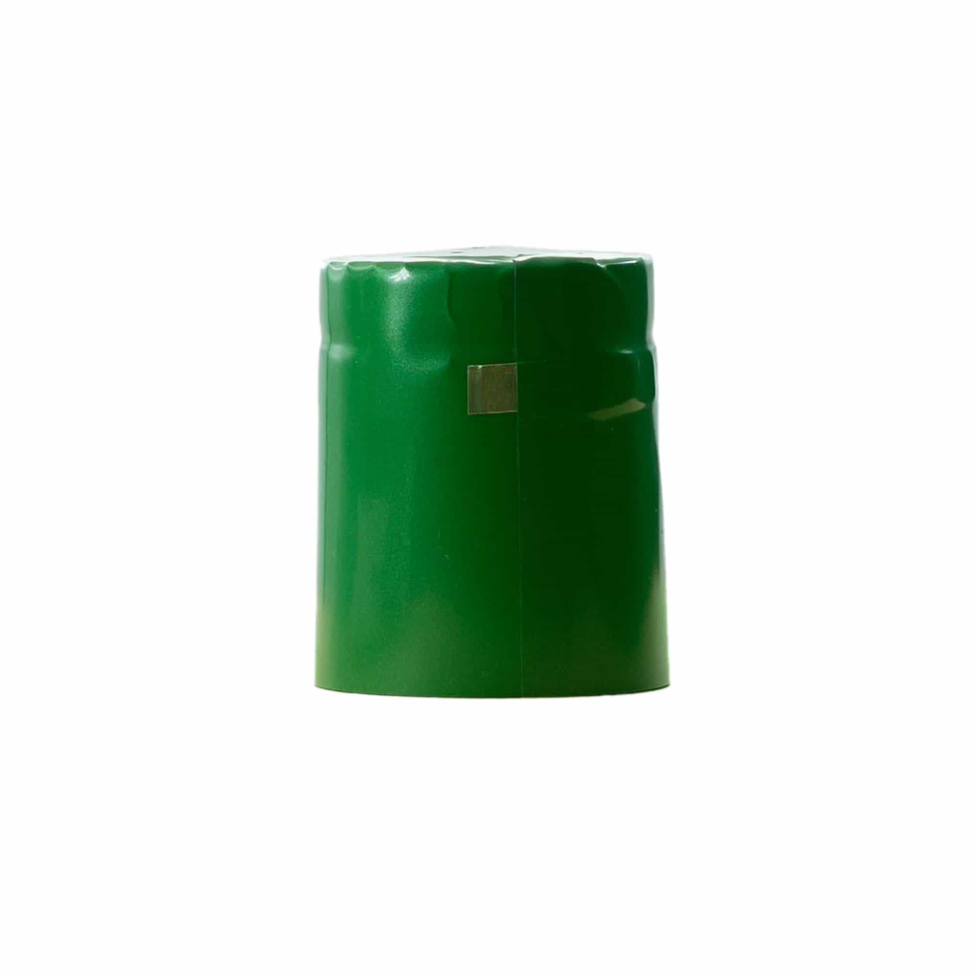 Capsule thermo-rétractable 32x41, plastique PVC, vert Capsule thermo-rétractable 32x41, plastique PVC, vert