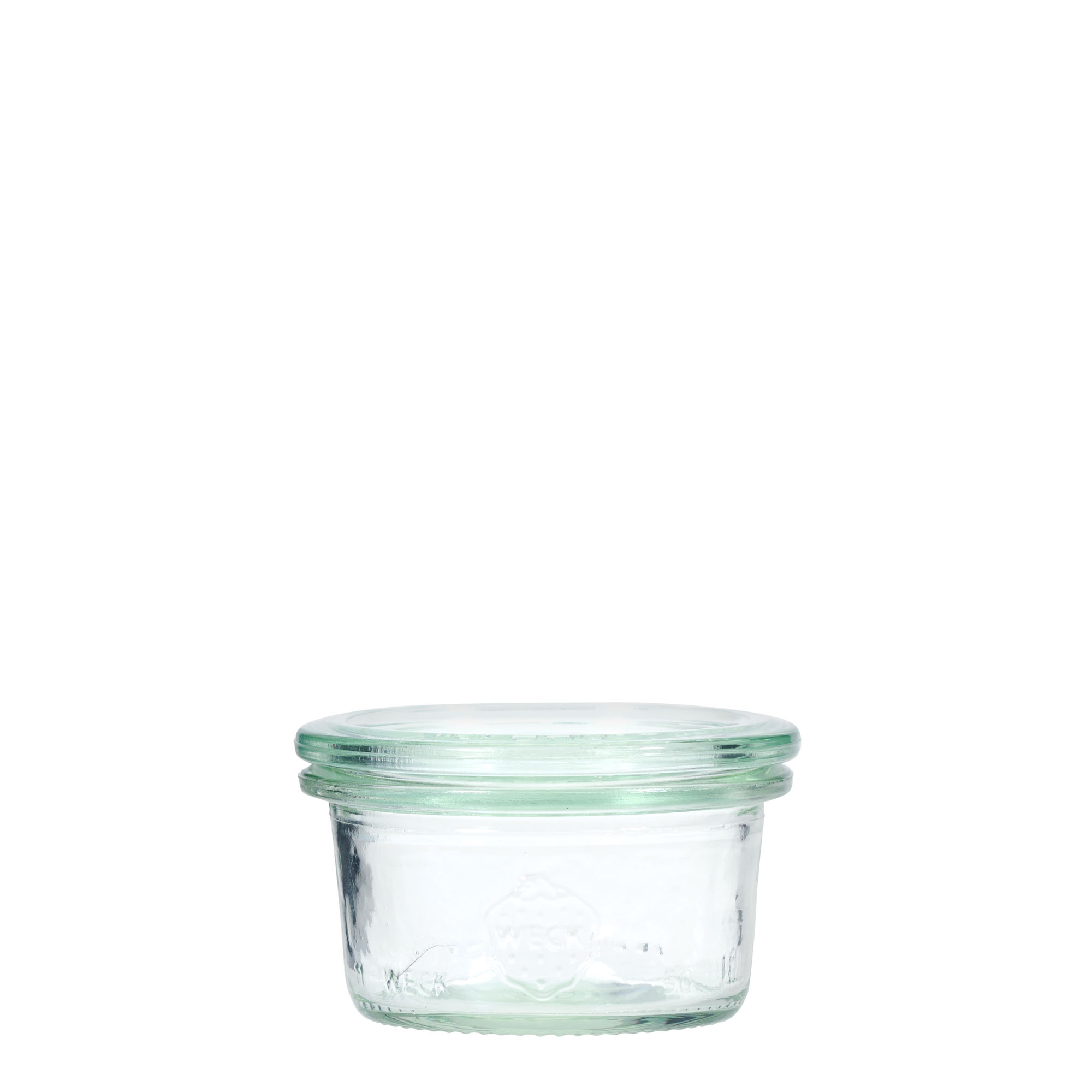 12x 50 ml bocal WECK à renversement avec couvercle en verre RR 60