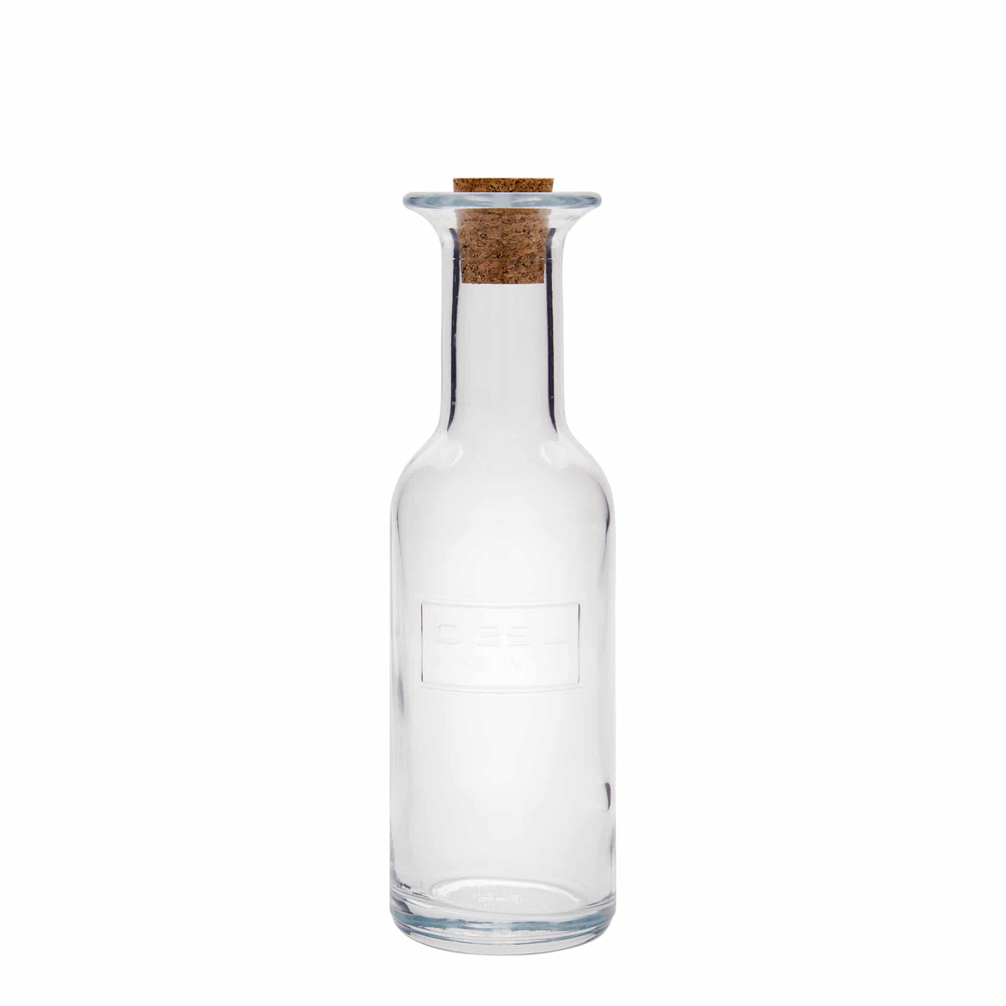 Bouteille en verre 250 ml 'Optima Fine Wine', ouverture : bouchon en liège