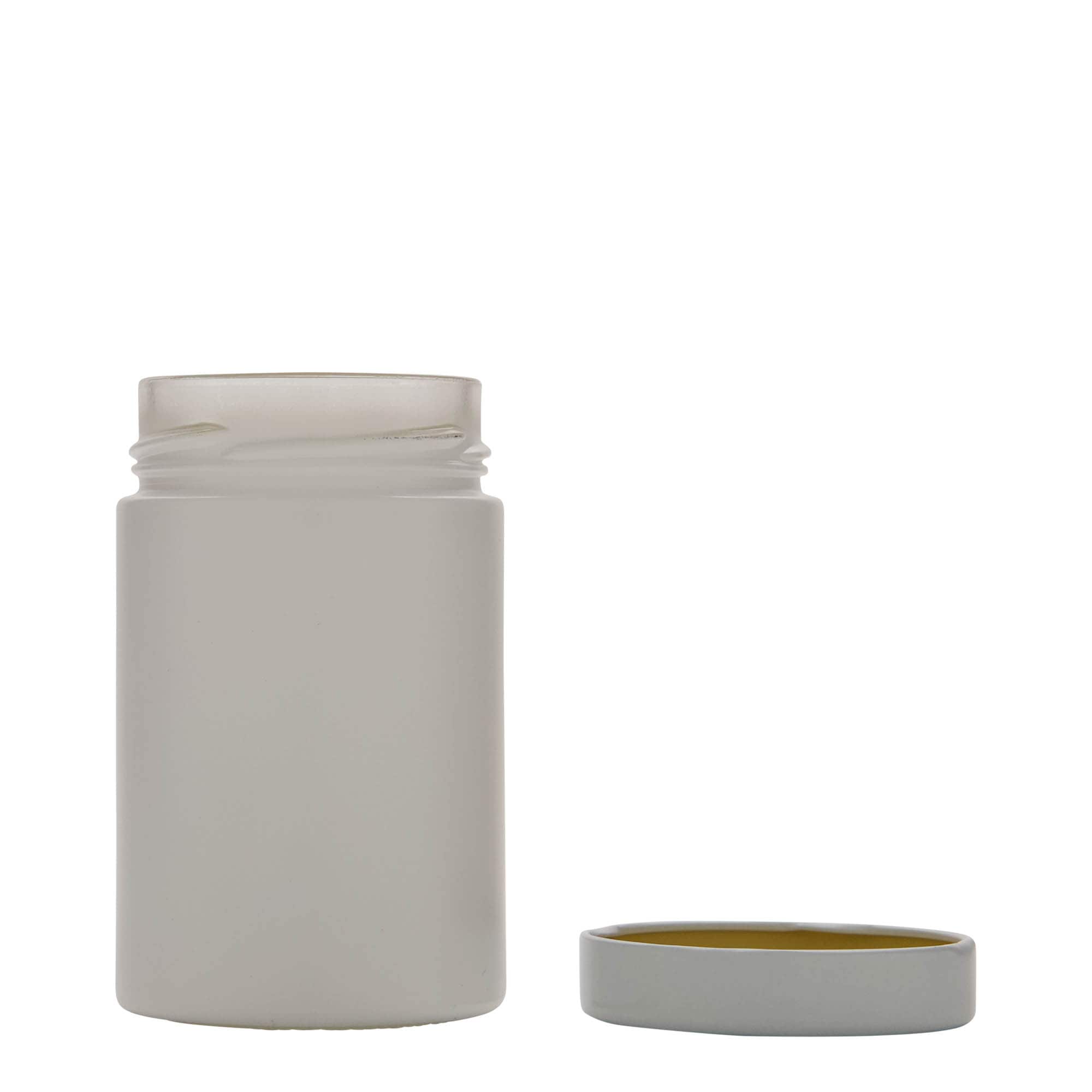 Verre rond 327 ml 'Aurora', blanc, ouverture : Deep-Twist-Off (DTO 66)
