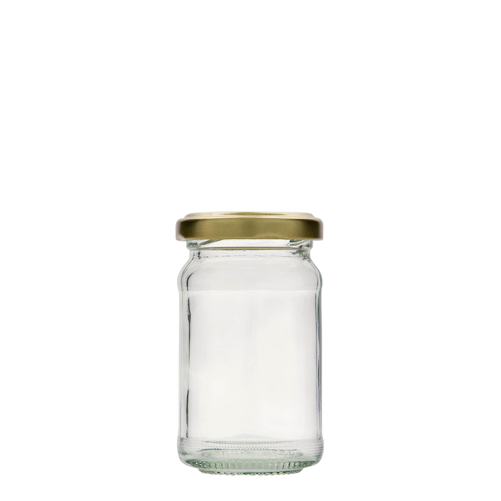 Verre rond haut de 107 ml, ouverture : Twist-Off (TO 48) Verre rond haut de 107 ml, ouverture : Twist-Off (TO 48)
