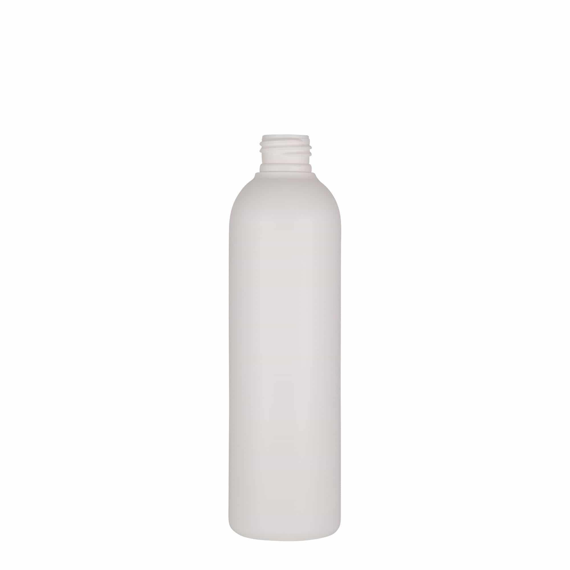 Flacon en plastique 250 ml 'Tuffy', HDPE, blanc, ouverture : 24/410 Flacon en plastique 250 ml 'Tuffy', HDPE, blanc, ouverture : 24/410