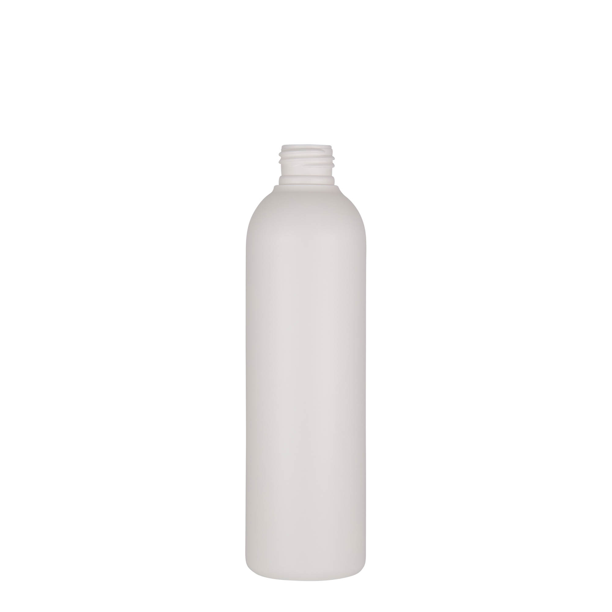 Flacon en plastique 250 ml « Tuffy », HDPE, blanc, ouverture : 24/410