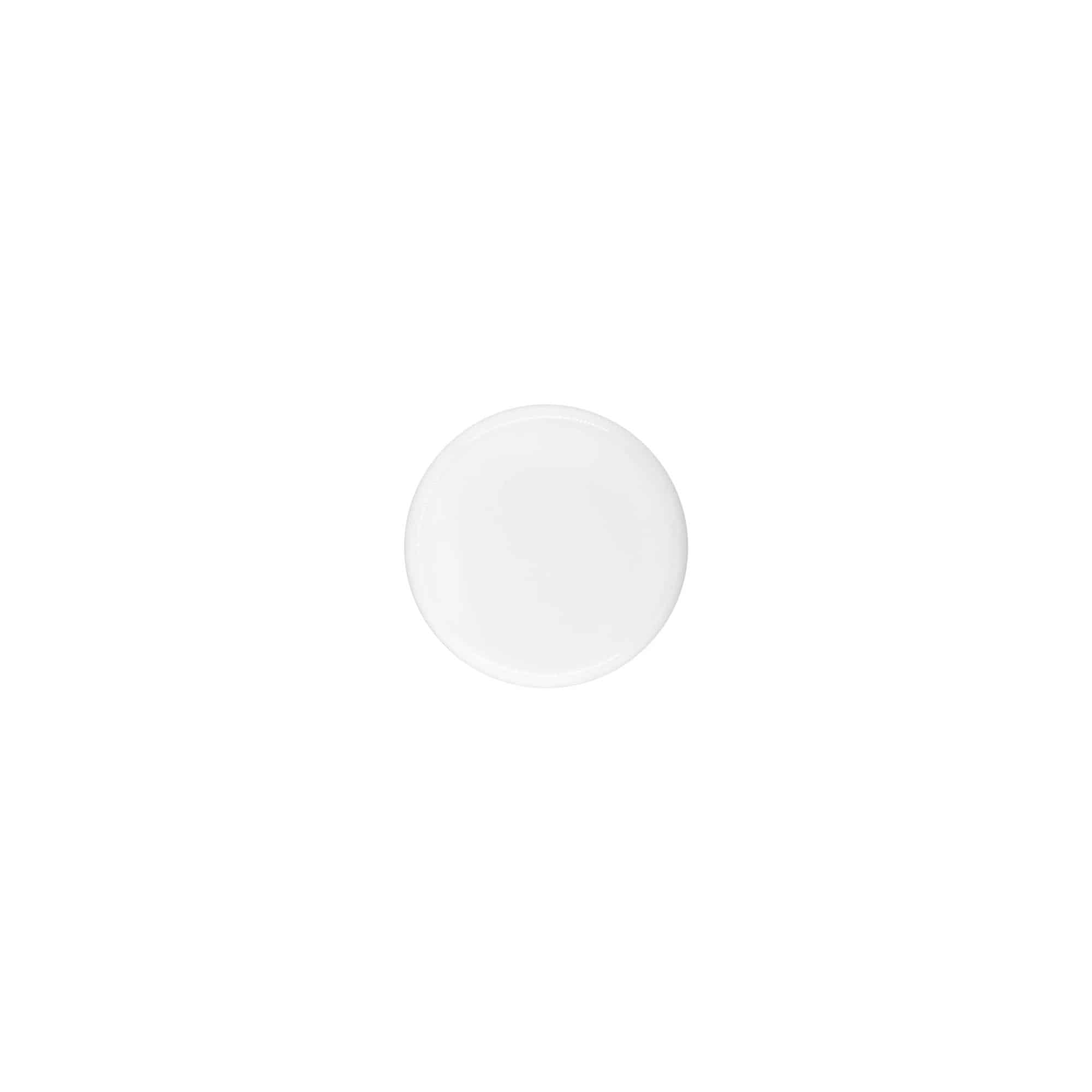 Bouchon à vis pour 5 ml 'Bianca', plastique PP, blanc Bouchon à vis pour 5 ml 'Bianca', plastique PP, blanc