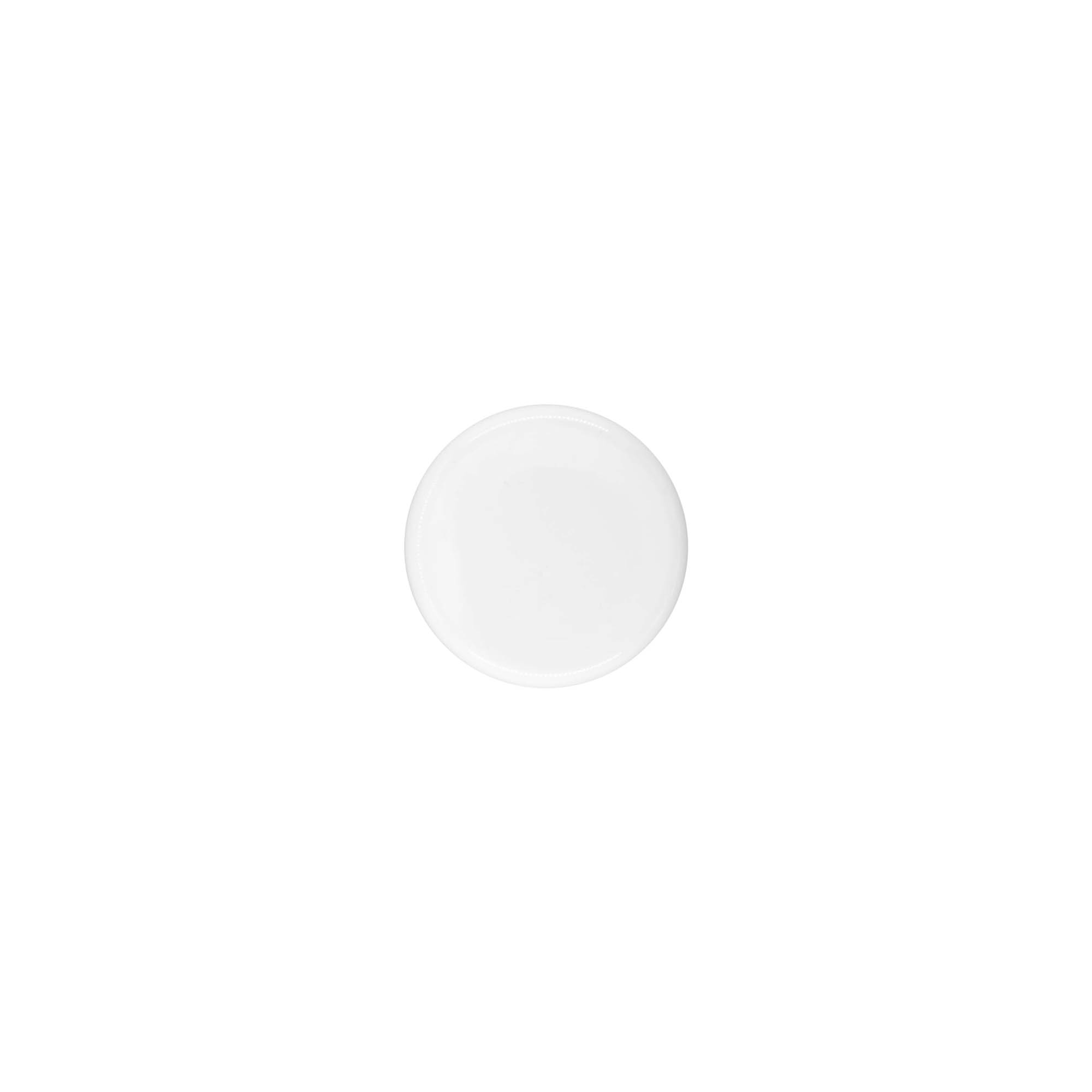 Bouchon à vis pour 5 ml 'Bianca', plastique PP, blanc