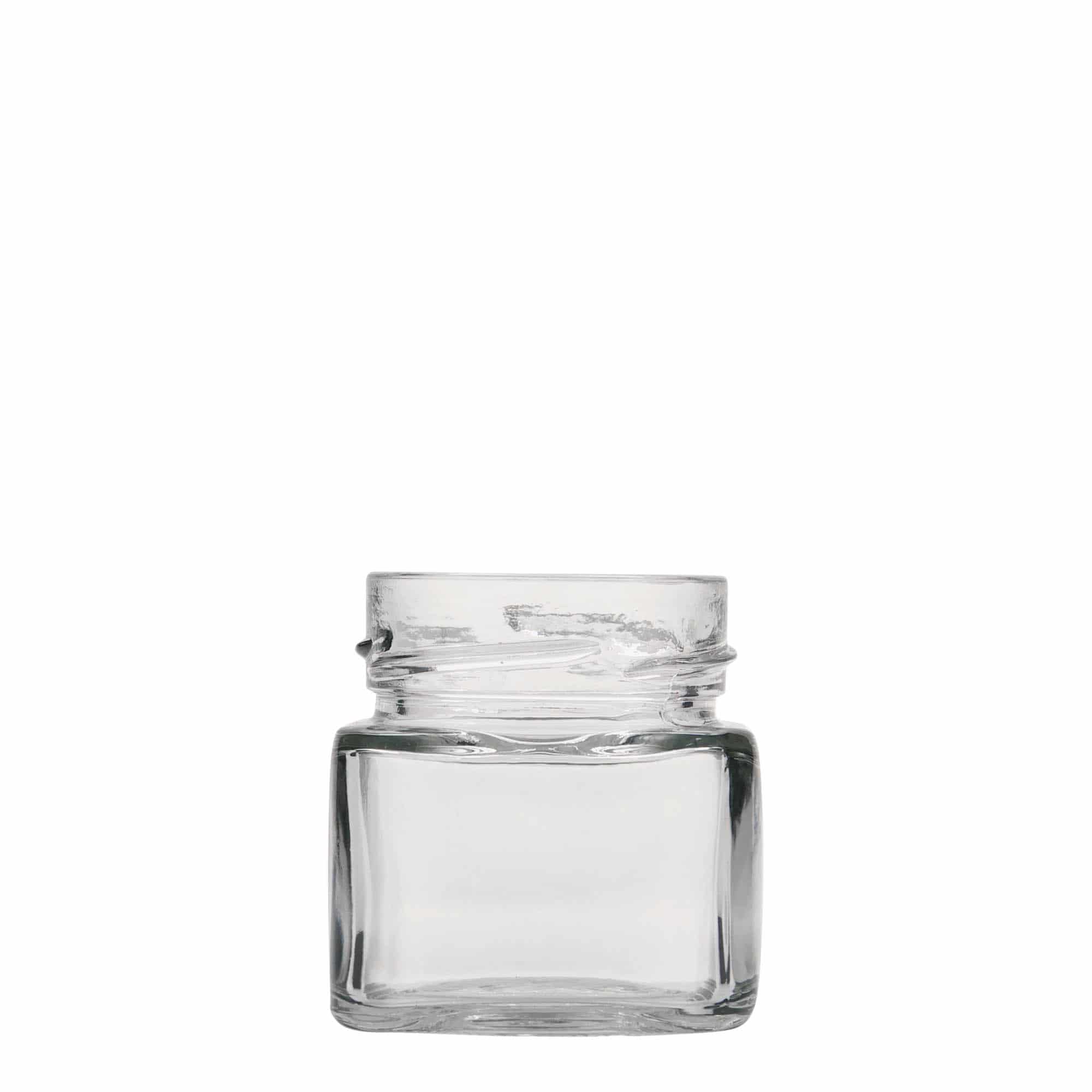 Bocal carré 106 ml 'Ikarus', bouchage: Deep-Twist-Off (DTO 58) Bocal carré 106 ml 'Ikarus', bouchage: Deep-Twist-Off (DTO 58)