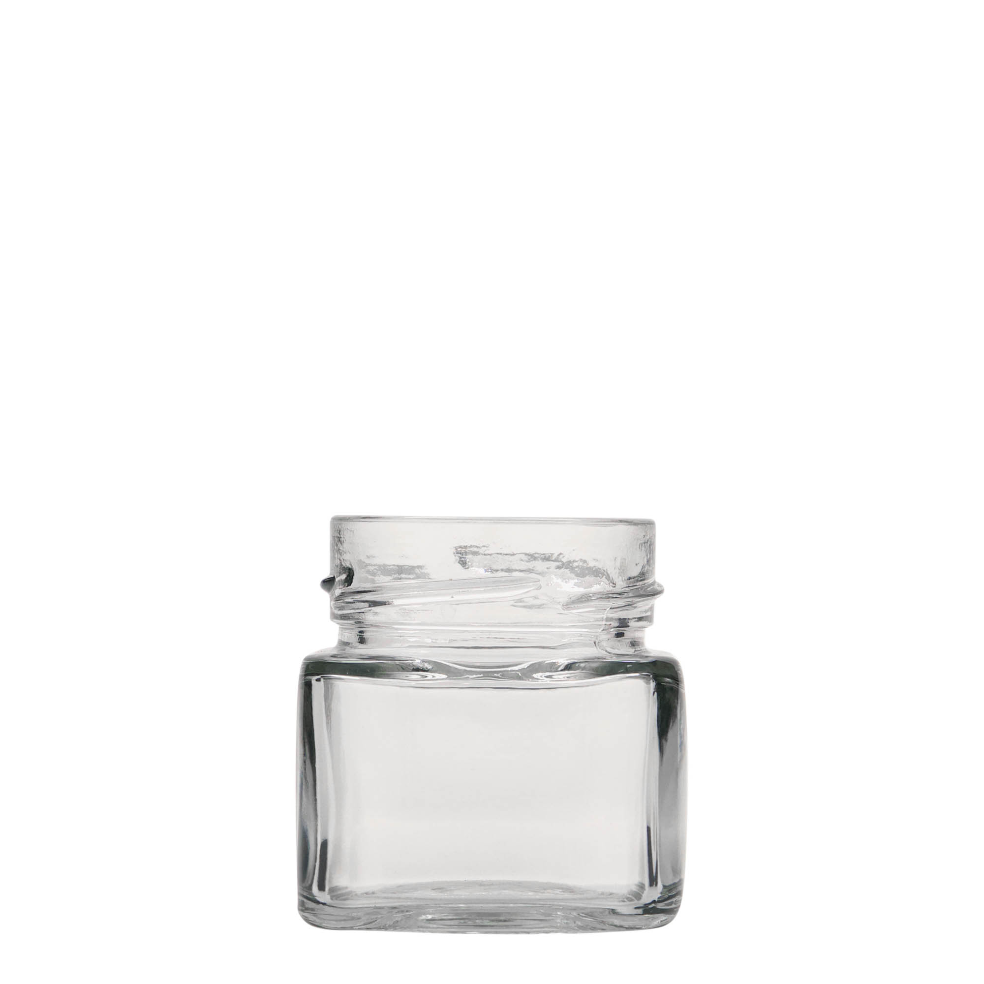 106 ml Verre carré « Ikarus », ouverture : Deep-Twist-Off (DTO 58)