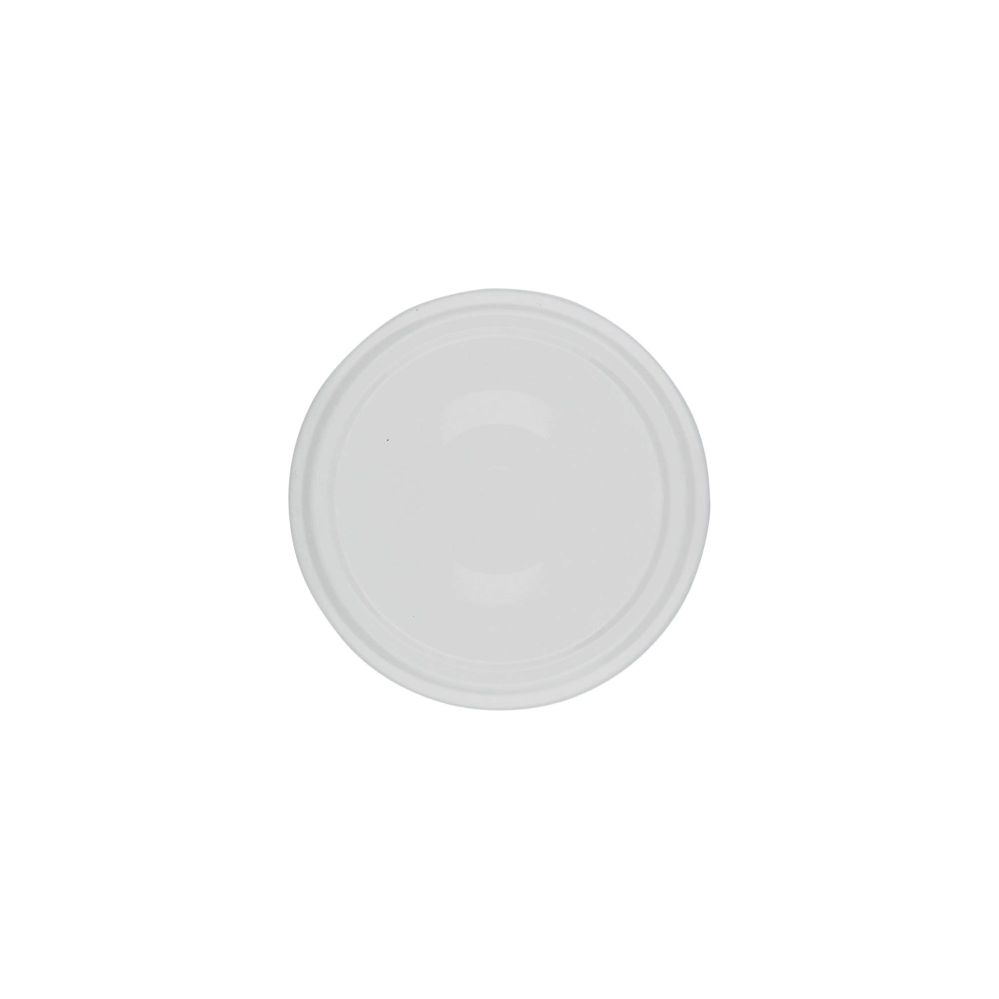 Bouchon à vis, tôle blanche, blanc, pour ouverture : TO 66