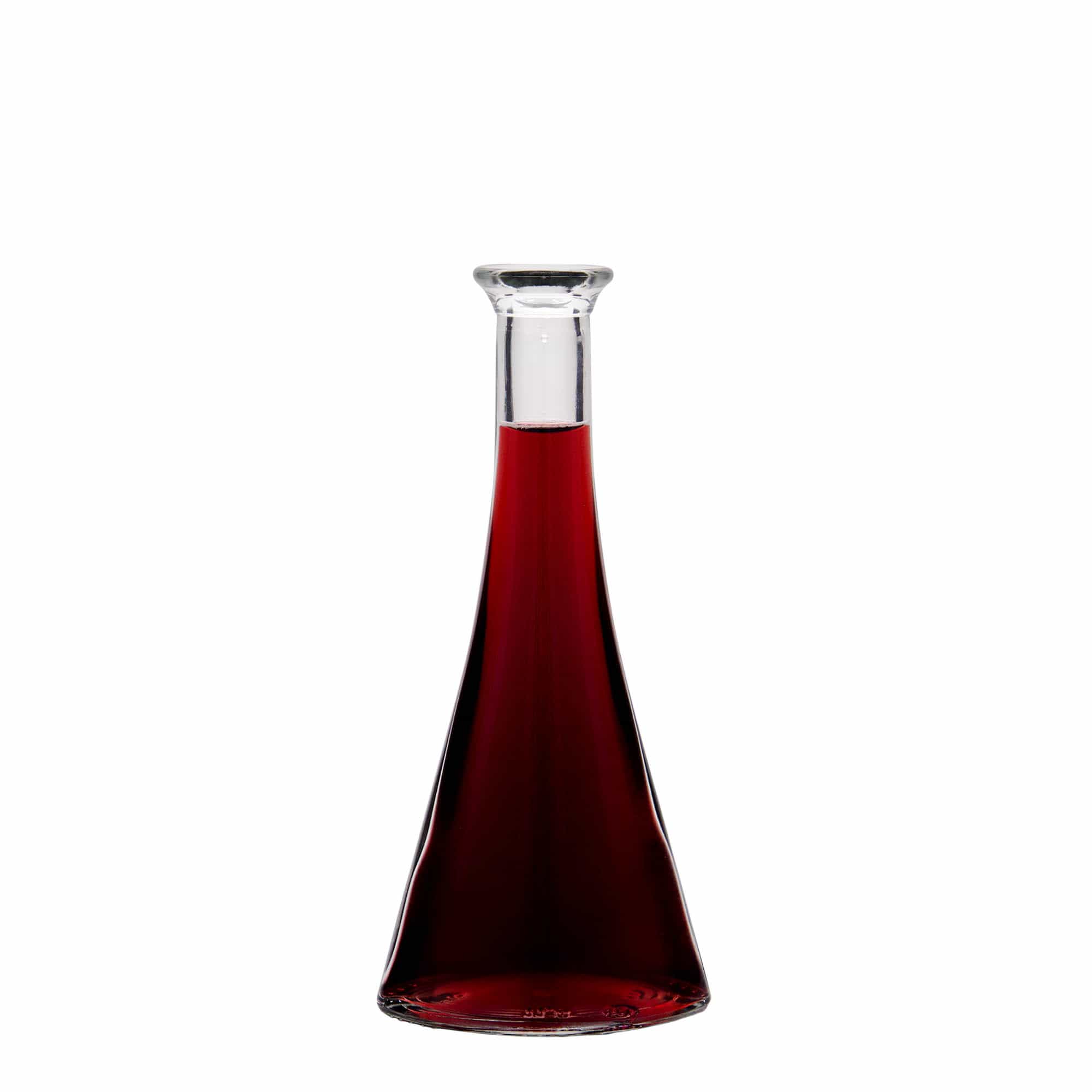 Flacon en verre 100 ml « Veronica », demi-rond, ouverture : bouchon en liège
