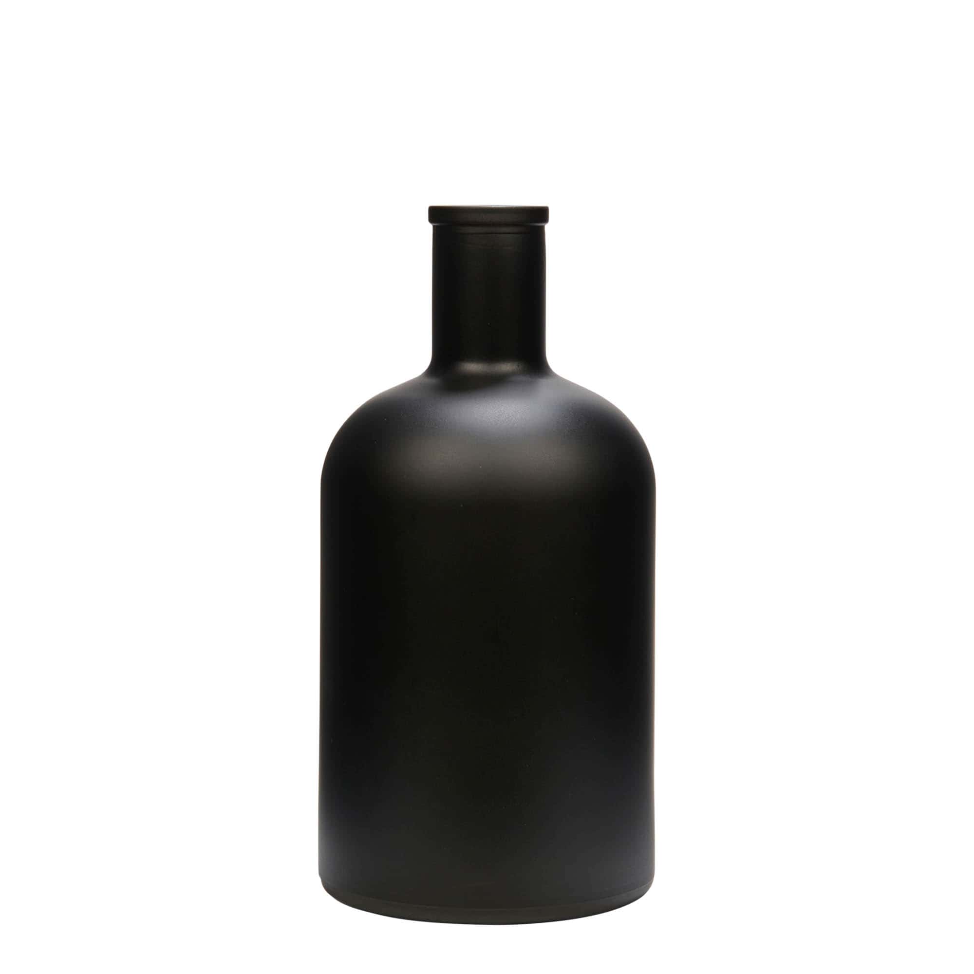Bouteille en verre 700 ml 'Gerardino', noire, bouchage: bouchon Bouteille en verre 700 ml 'Gerardino', noire, bouchage: bouchon