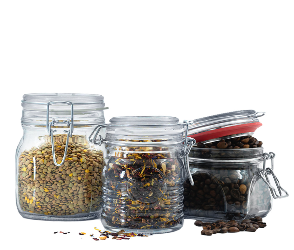 Bocaux à fermeture mécanique Bocaux à fermeture mécanique