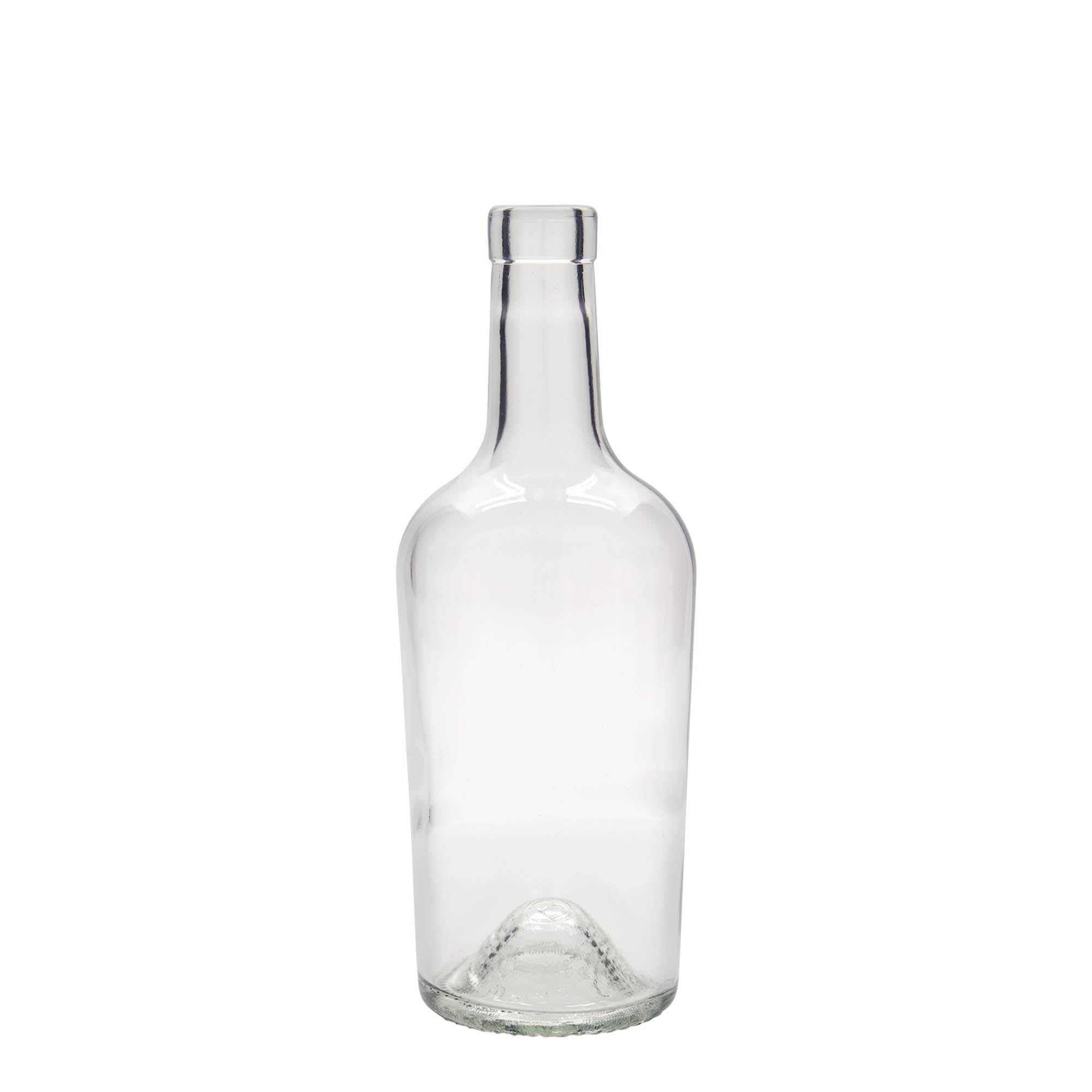 Bouteille en verre 500 ml 'Margarethe', ouverture : bouchon en liège Bouteille en verre 500 ml 'Margarethe', ouverture : bouchon en liège