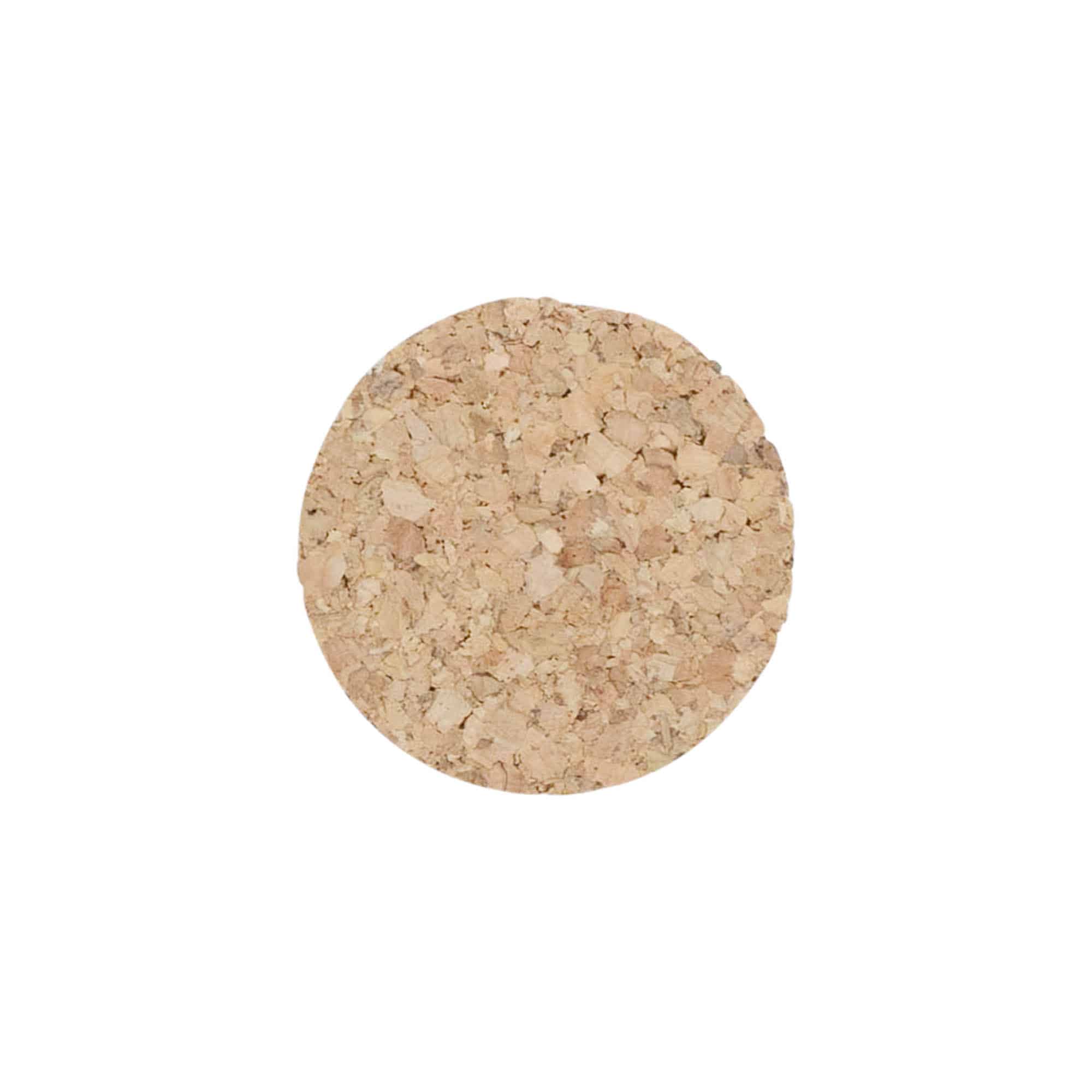 Bouchon conique 38-42 x 27, liège pressé, beige, pour embouchure : liège