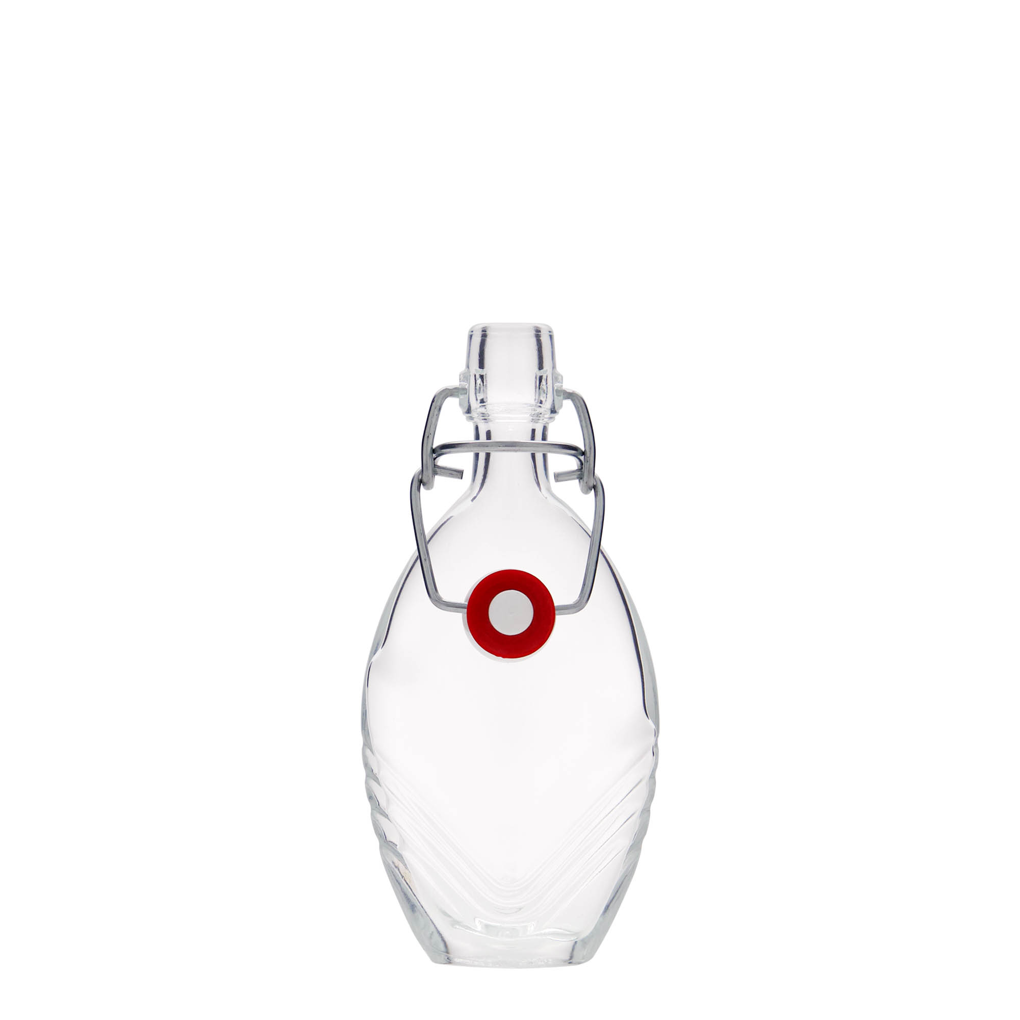 Flacon en verre 40 ml « Florence », ovale, ouverture : fermeture à levier Flacon en verre 40 ml « Florence », ovale, ouverture : fermeture à levier