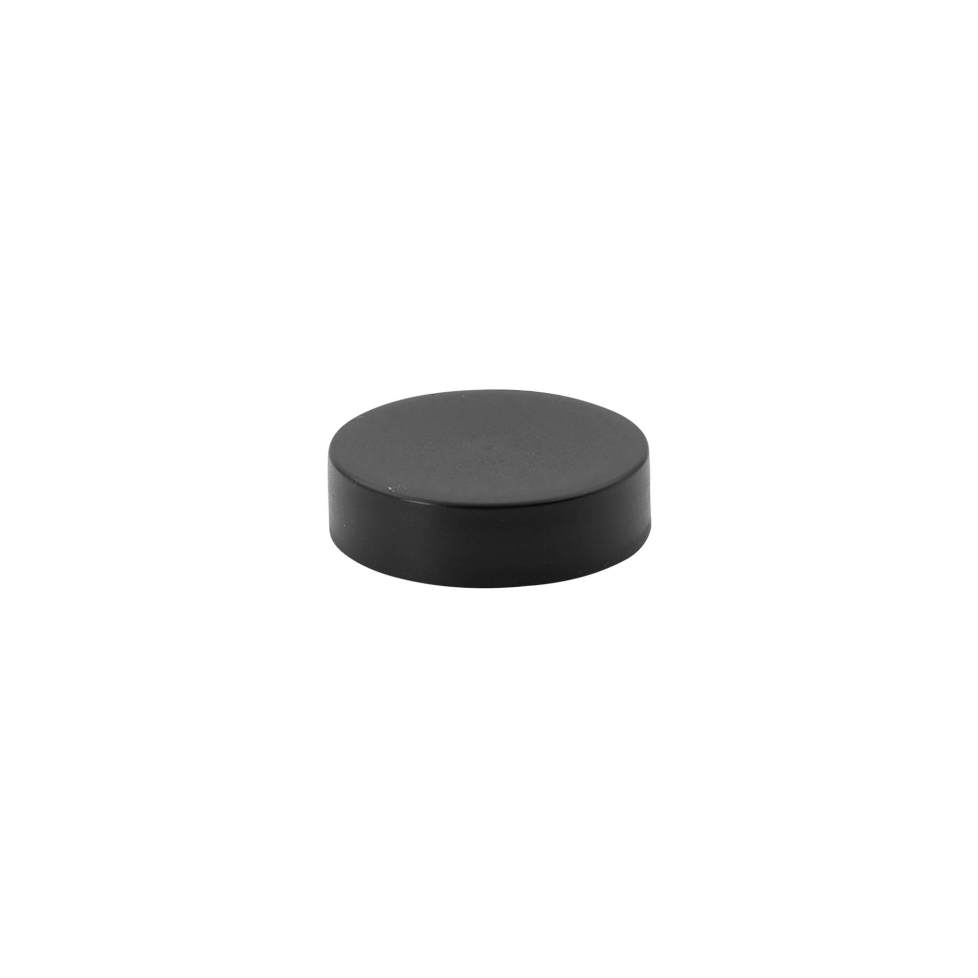Bouchon à vis pour 30 ml 'Antonella', plastique PP, noir Bouchon à vis pour 30 ml 'Antonella', plastique PP, noir