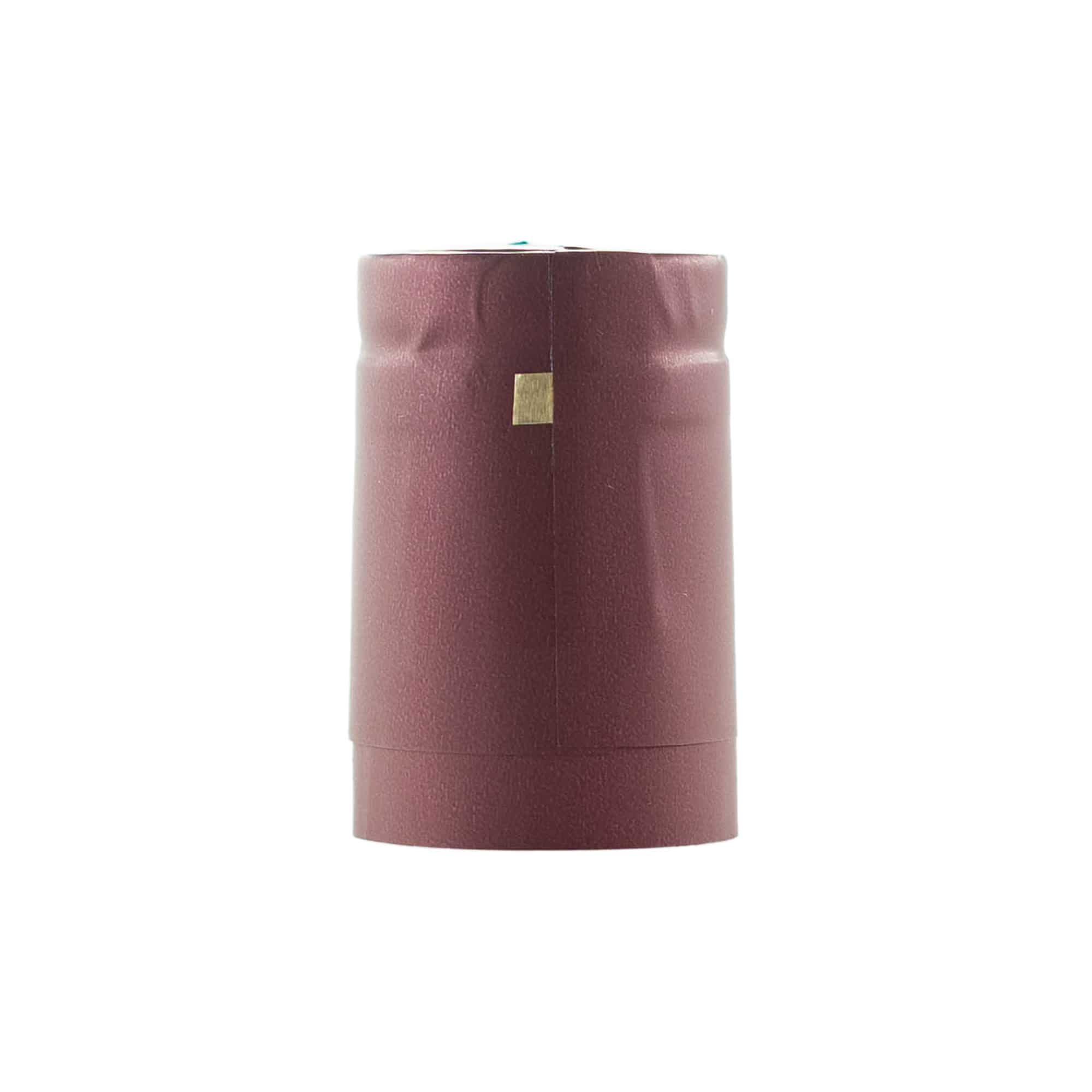 Capsule thermo-rétractable 32x41, plastique PVC, rouge foncé