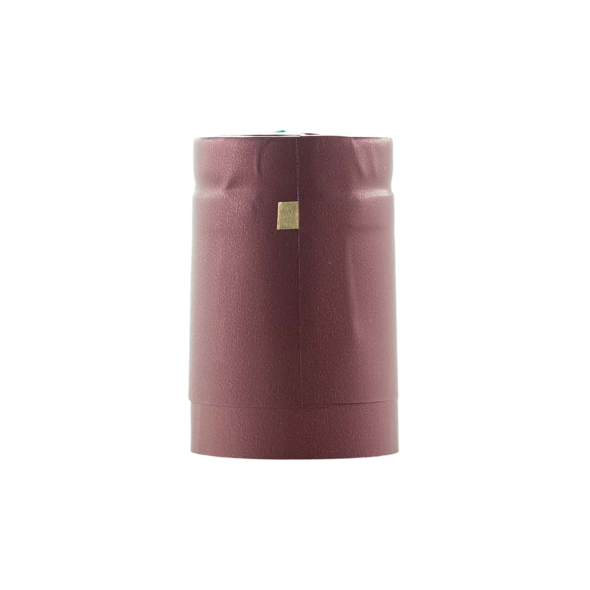Capsule rétractable 32x41, plastique PVC, rouge foncé