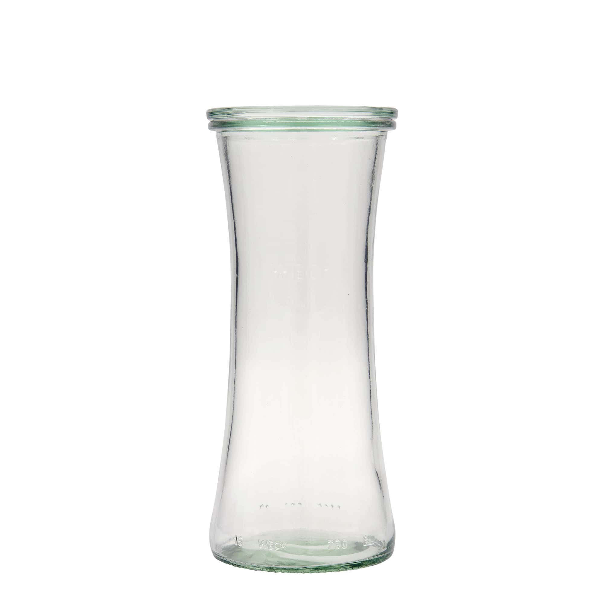 6x 730 ml bocal WECK Gourmet avec couvercle en verre RR 80