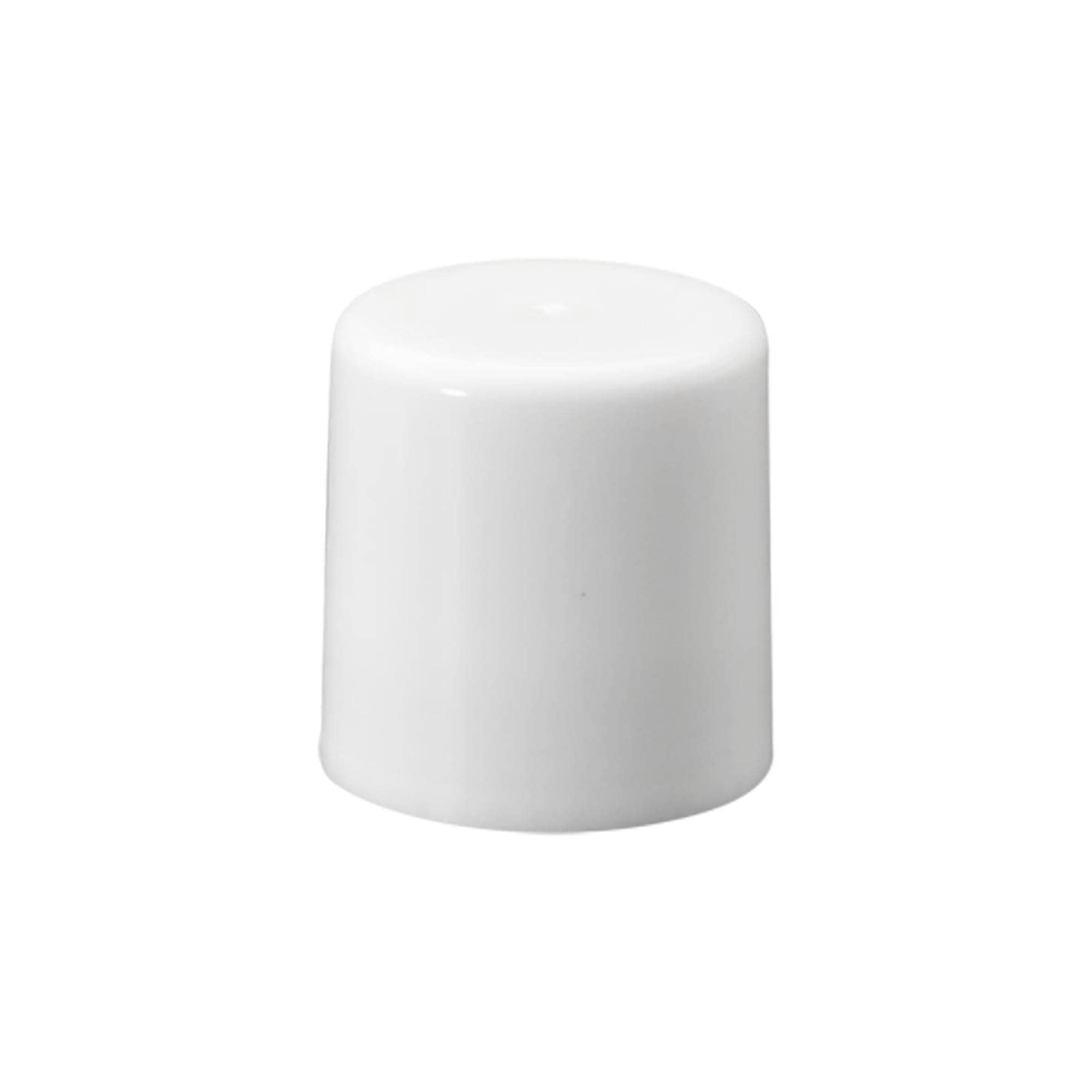 Capuchon pour flacon Roll-on 50 ml, plastique PP, blanc, pour bouchage: Bougage à vis