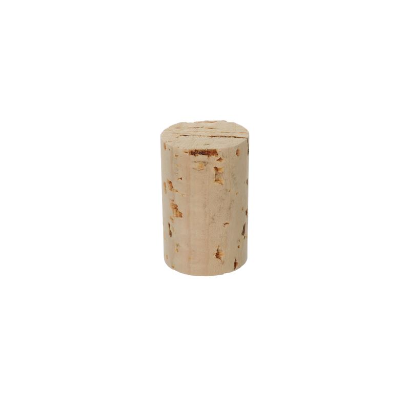 Bouchon de vin 24 mm, liège naturel, beige, pour col : liège