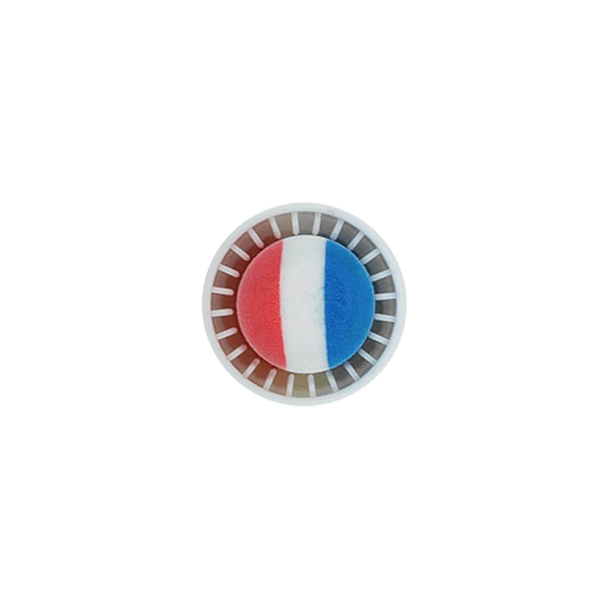 Bouchon à prise 19 mm « France », plastique, multicolore, pour embouchure : liège