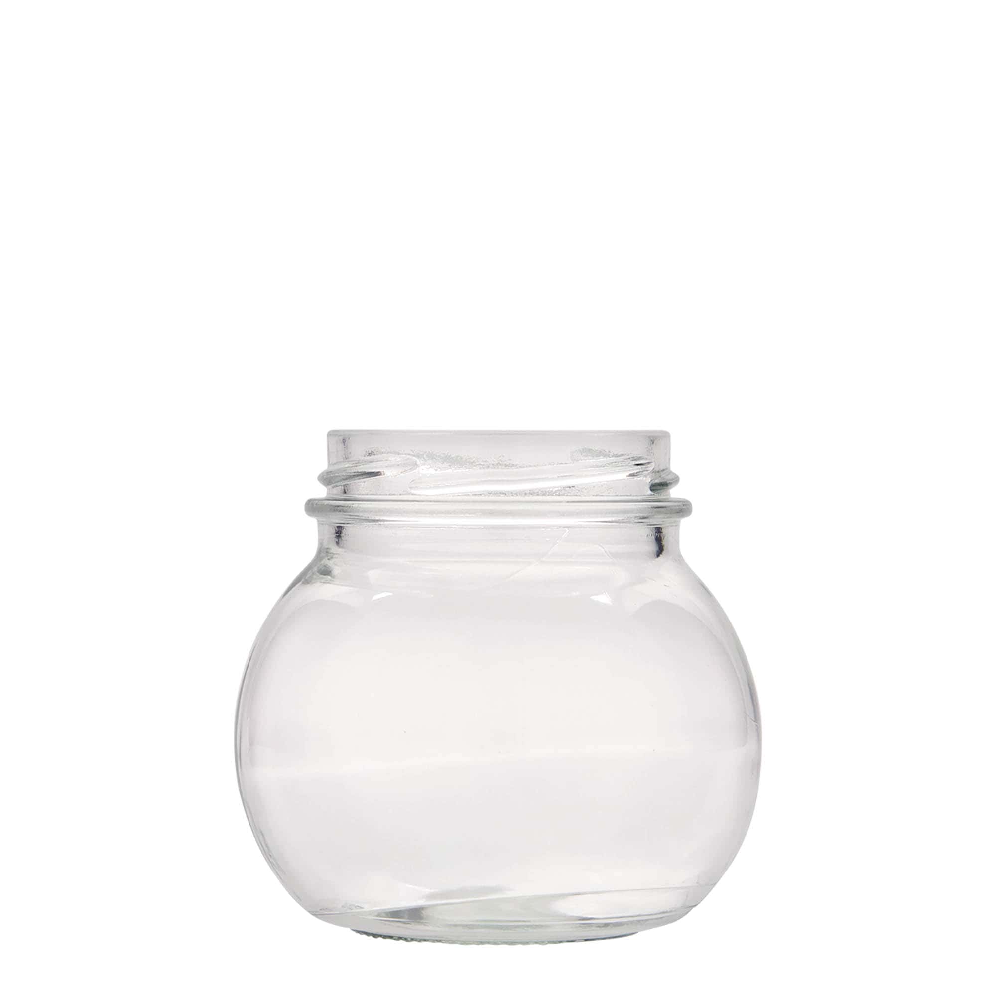 Pot sphérique 314 ml, bouchage: Twist-Off (TO 63) Pot sphérique 314 ml, bouchage: Twist-Off (TO 63)
