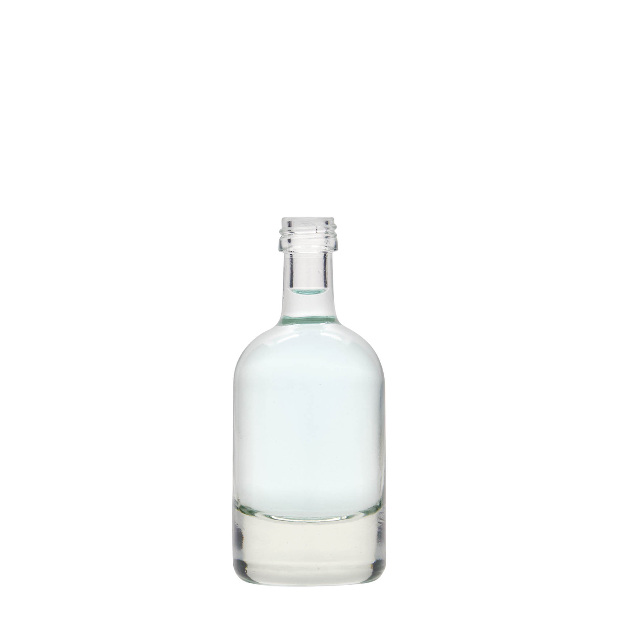 Flacon en verre 50 ml 'Linea Uno', ouverture : PP 18