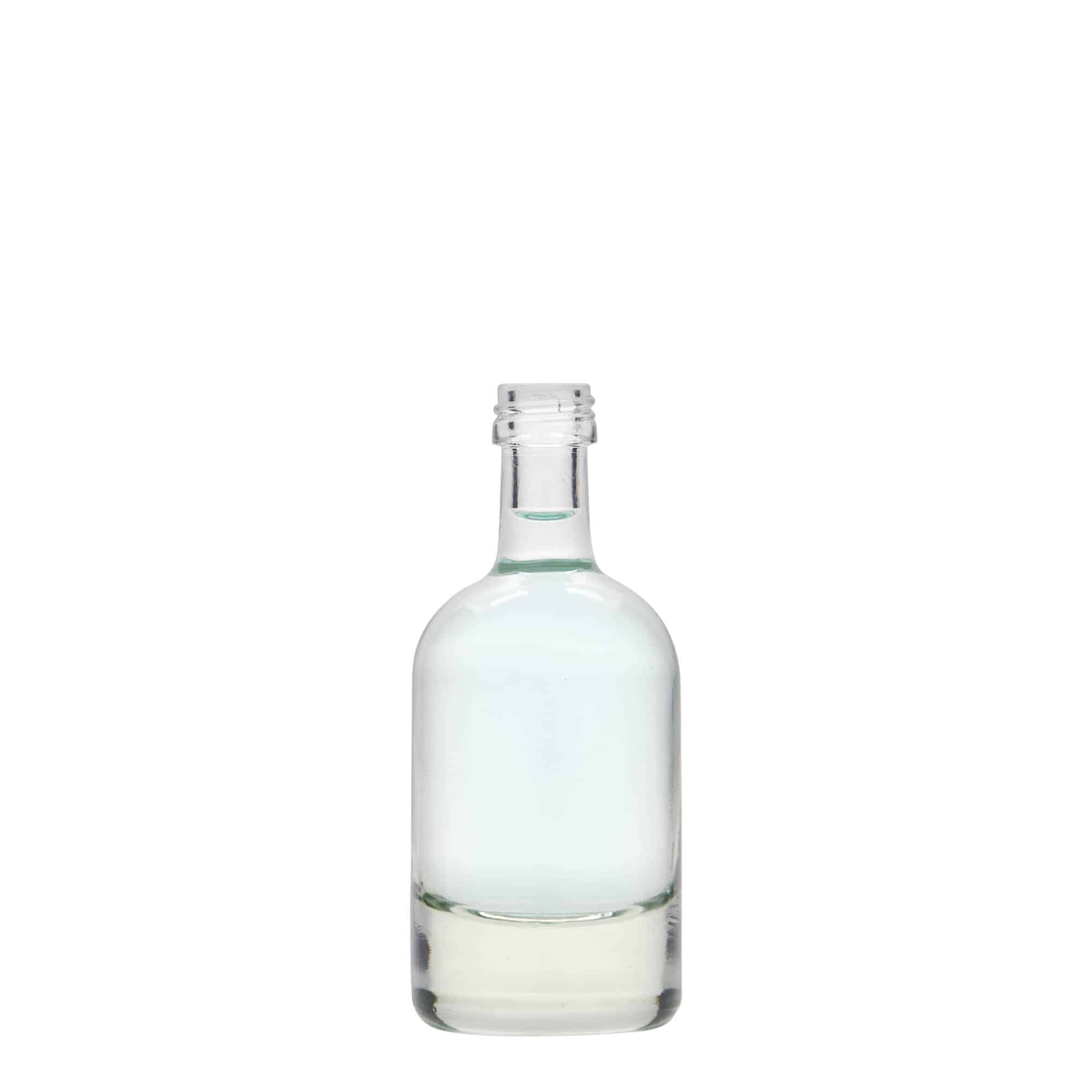 Flacon en verre 50 ml 'Linea Uno', ouverture : PP 18