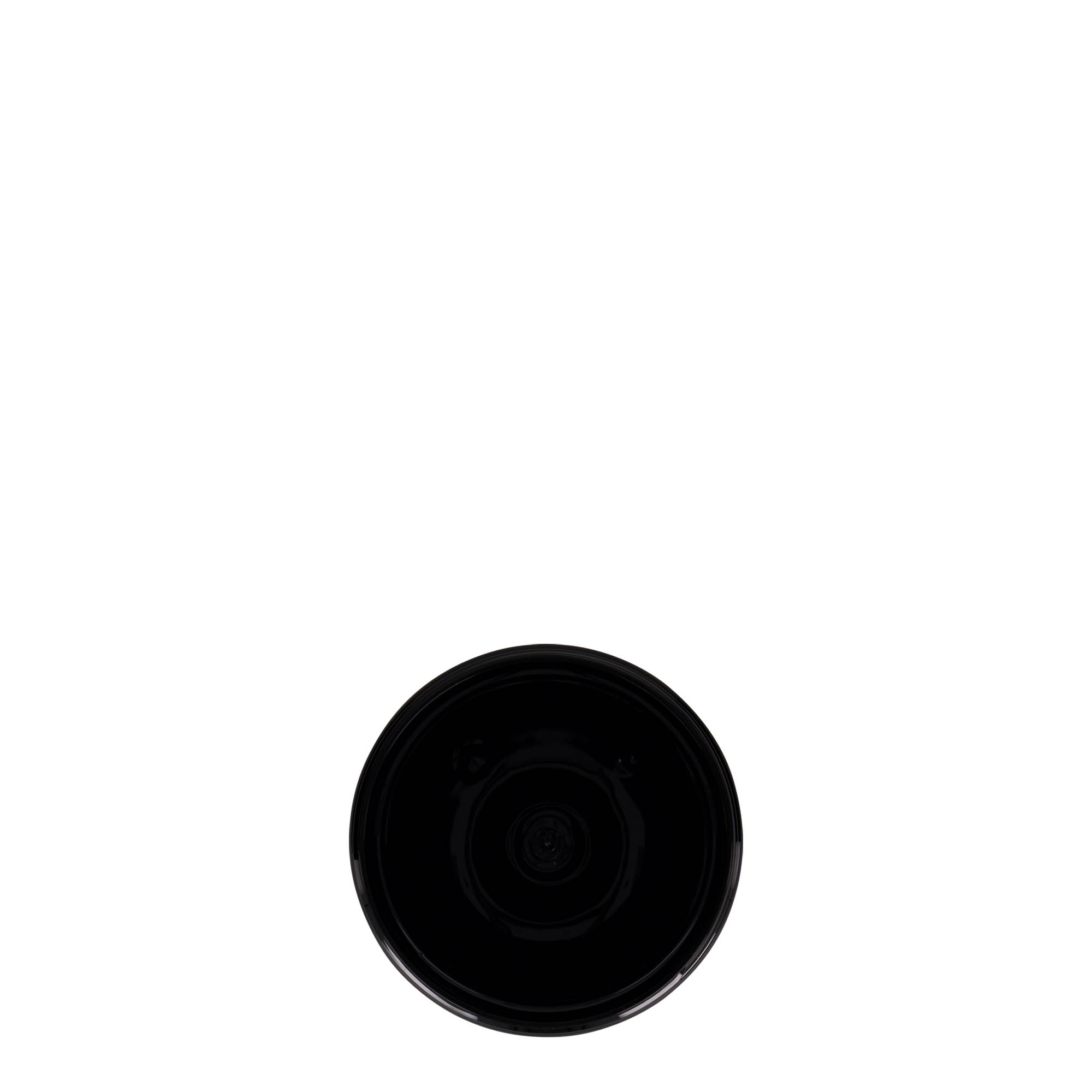 500 ml boîte PET « Isabella », noire, ouverture : 100/400