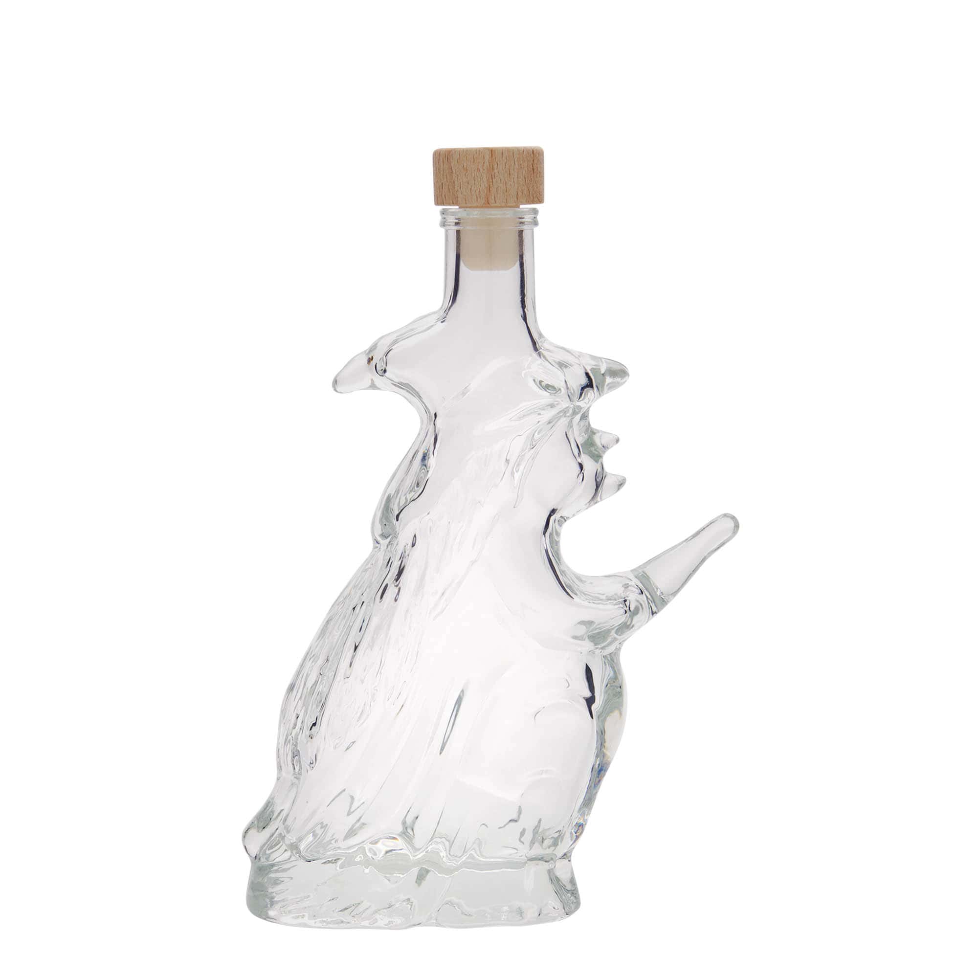 Bouteille en verre 200 ml « Hexe », ouverture : bouchon en liège