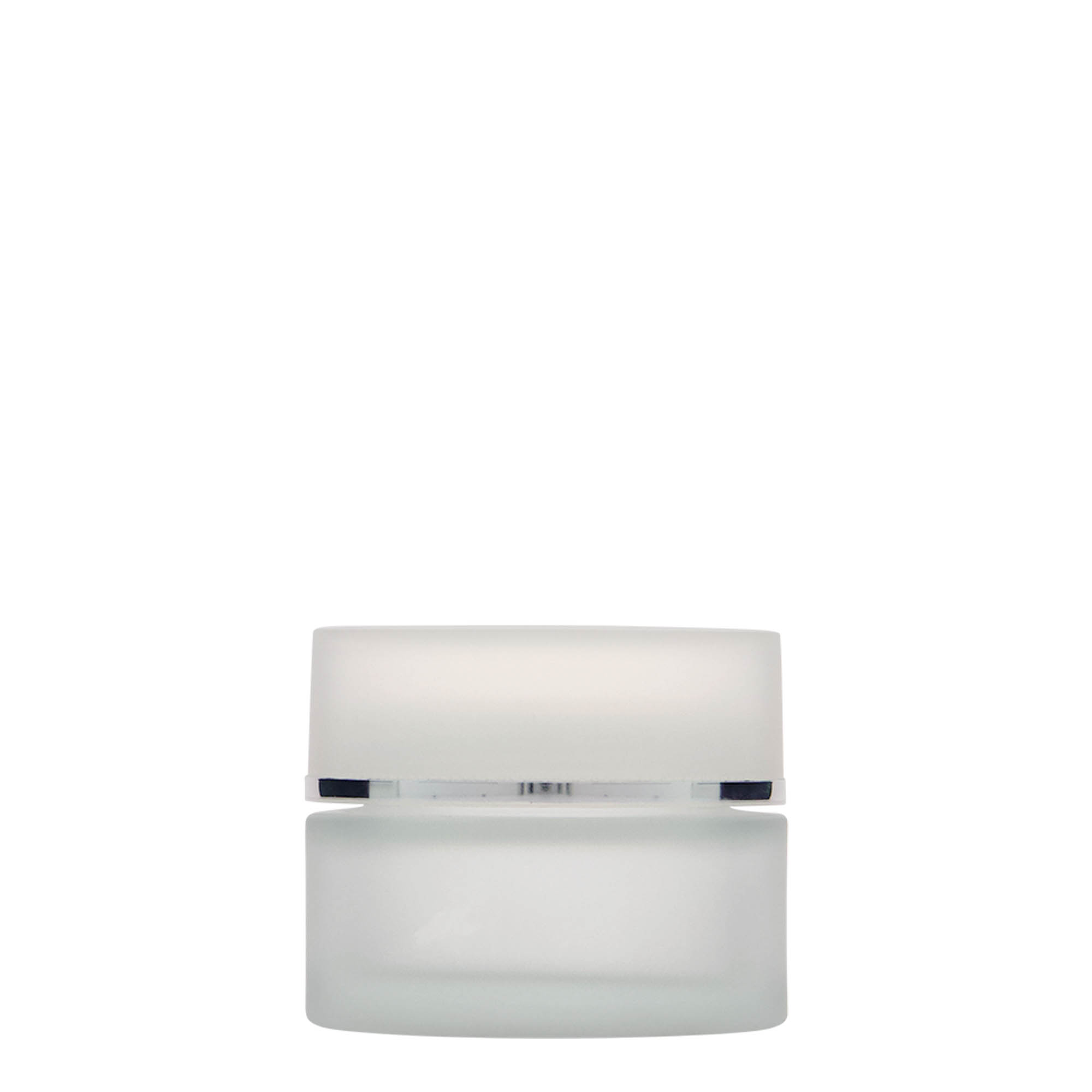 50 ml pot « Édition Platine », verre, givré, ouverture : fermeture à vis 50 ml pot « Édition Platine », verre, givré, ouverture : fermeture à vis