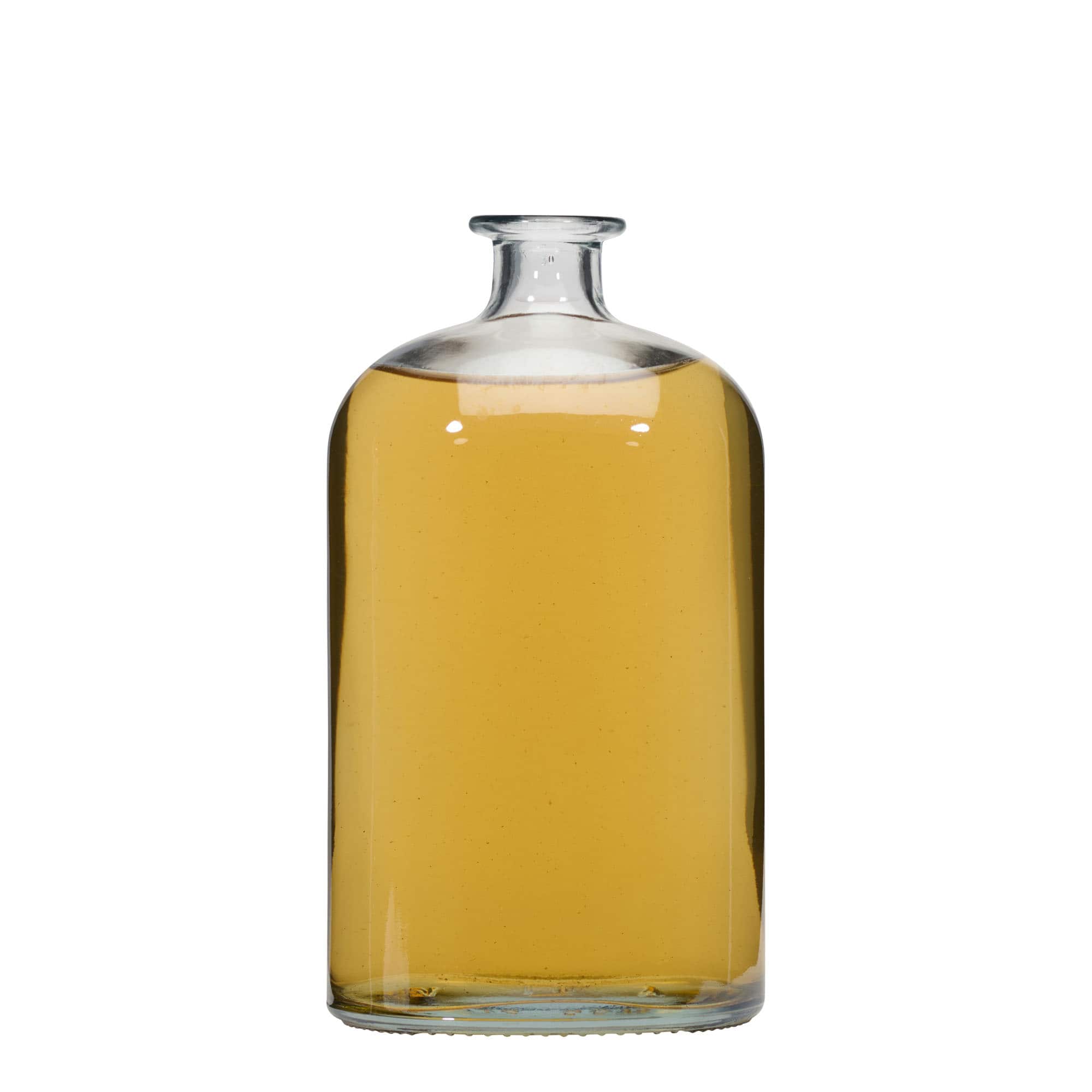 Bouteille en verre 1 000 ml 'Dundee', ovale, bouchage: bouchon Bouteille en verre 1 000 ml 'Dundee', ovale, bouchage: bouchon