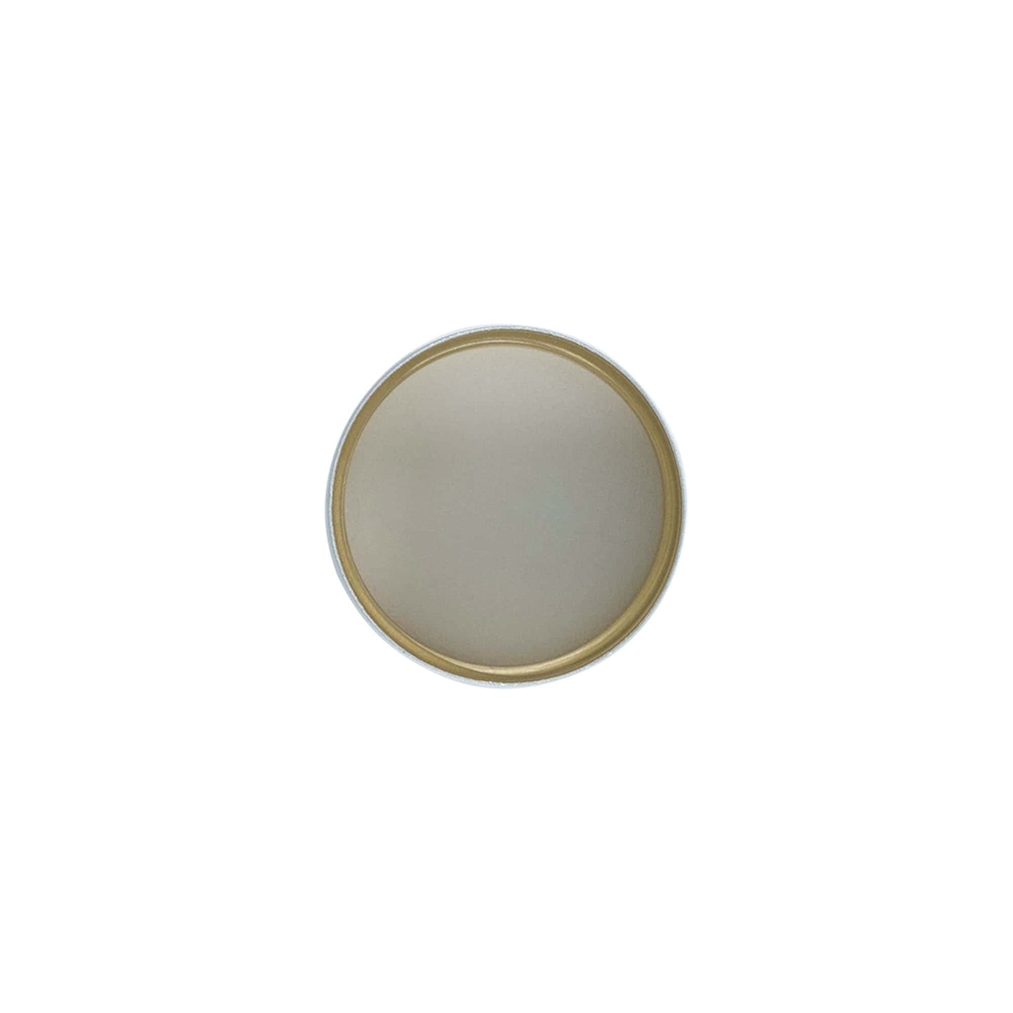 Bouchon à vis, métal, argenté, pour embouchure : PP 31,5