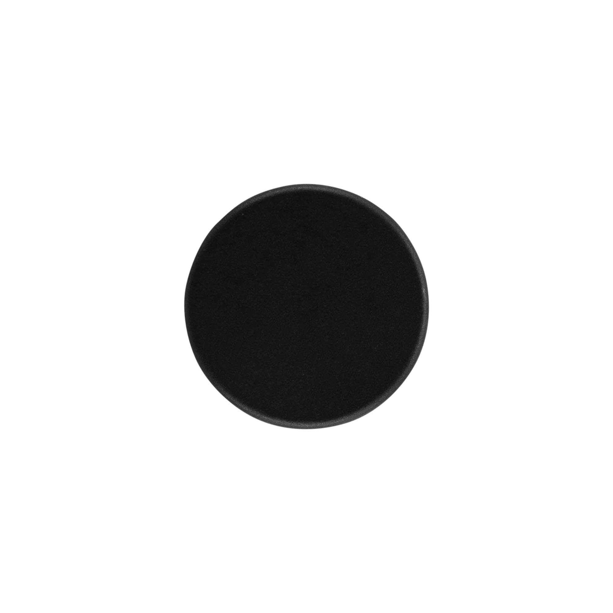 Bouchon à vis, métal-plastique, noir, pour embouchure : PP 31,5 Bouchon à vis, métal-plastique, noir, pour embouchure : PP 31,5