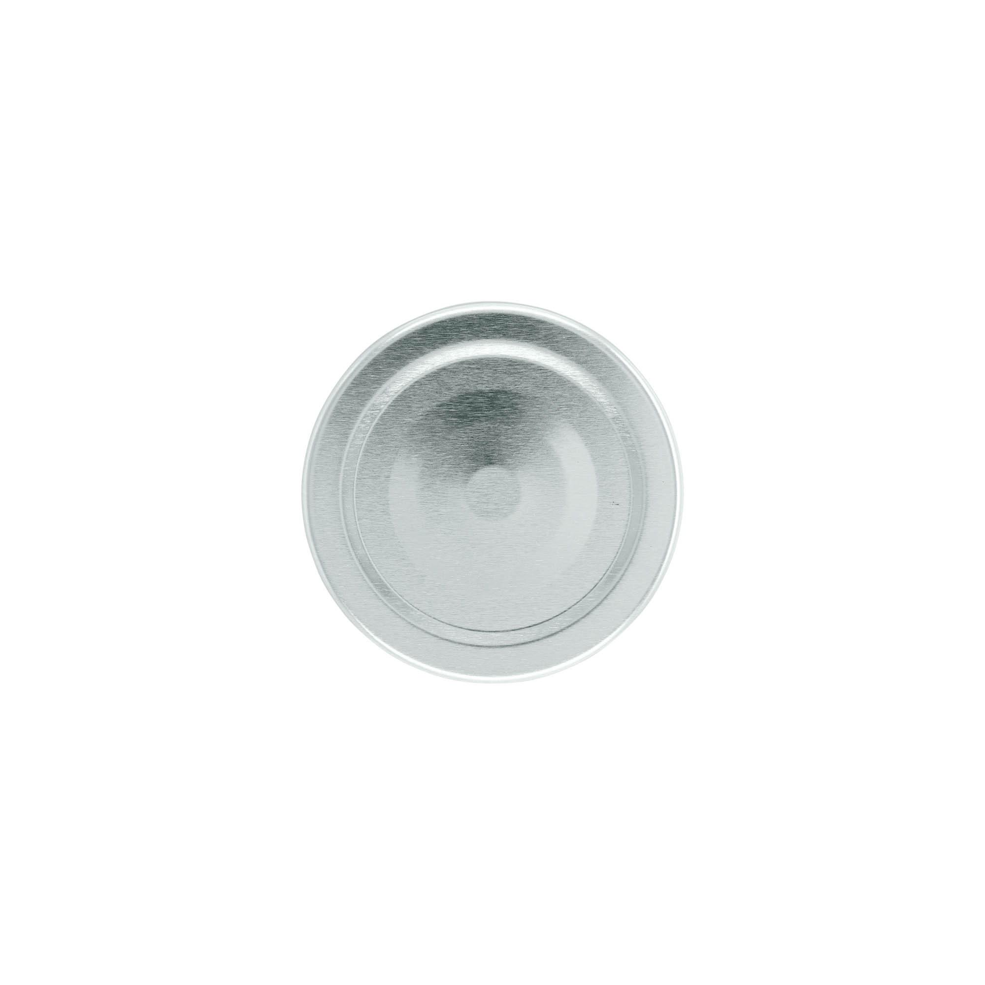 Bouchon à vis profond, tôle blanche, argenté, pour ouverture : Deep-TO 58 Bouchon à vis profond, tôle blanche, argenté, pour ouverture : Deep-TO 58