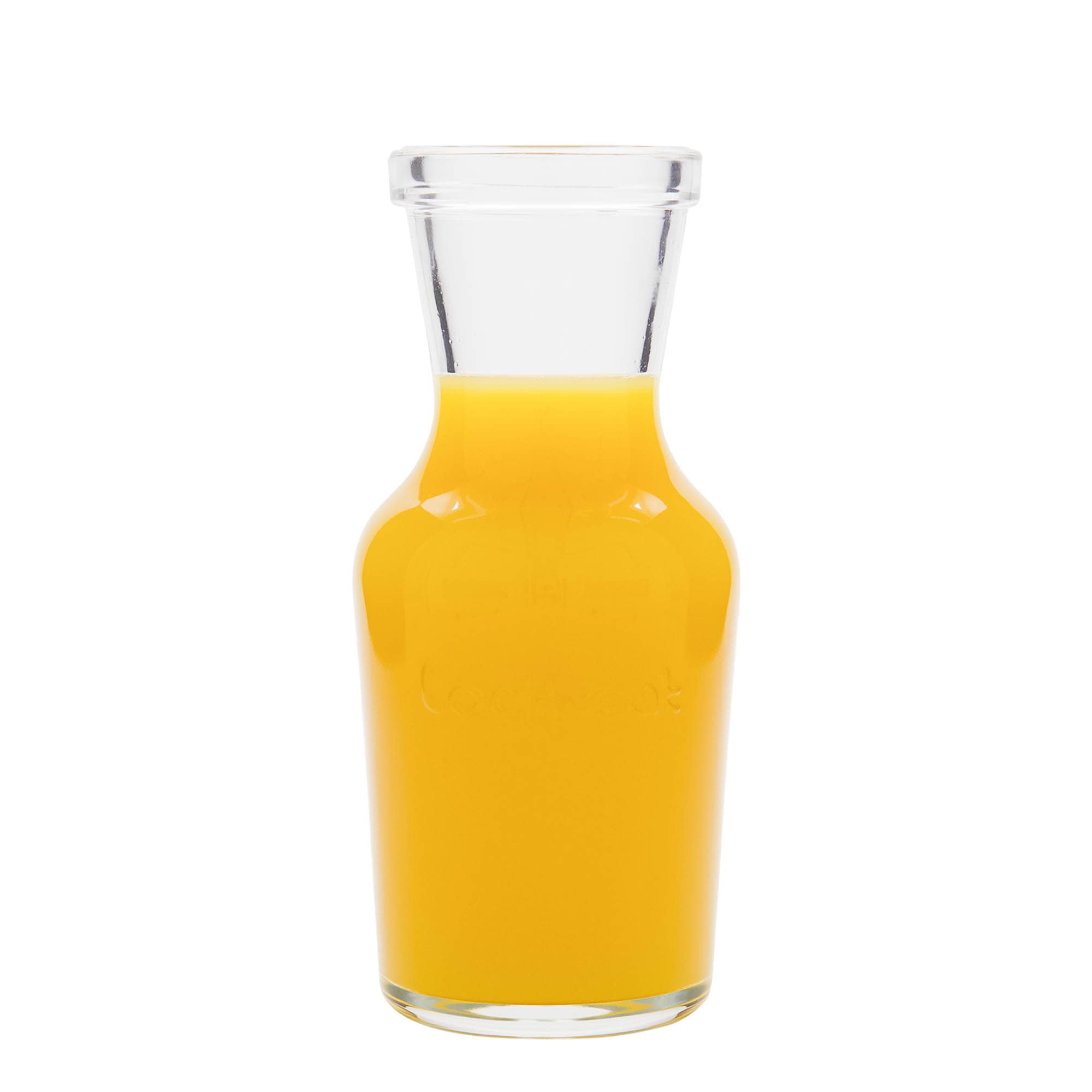 Carafe en verre 500 ml 'Lock-Eat', ouverture : fermeture à pince métallique