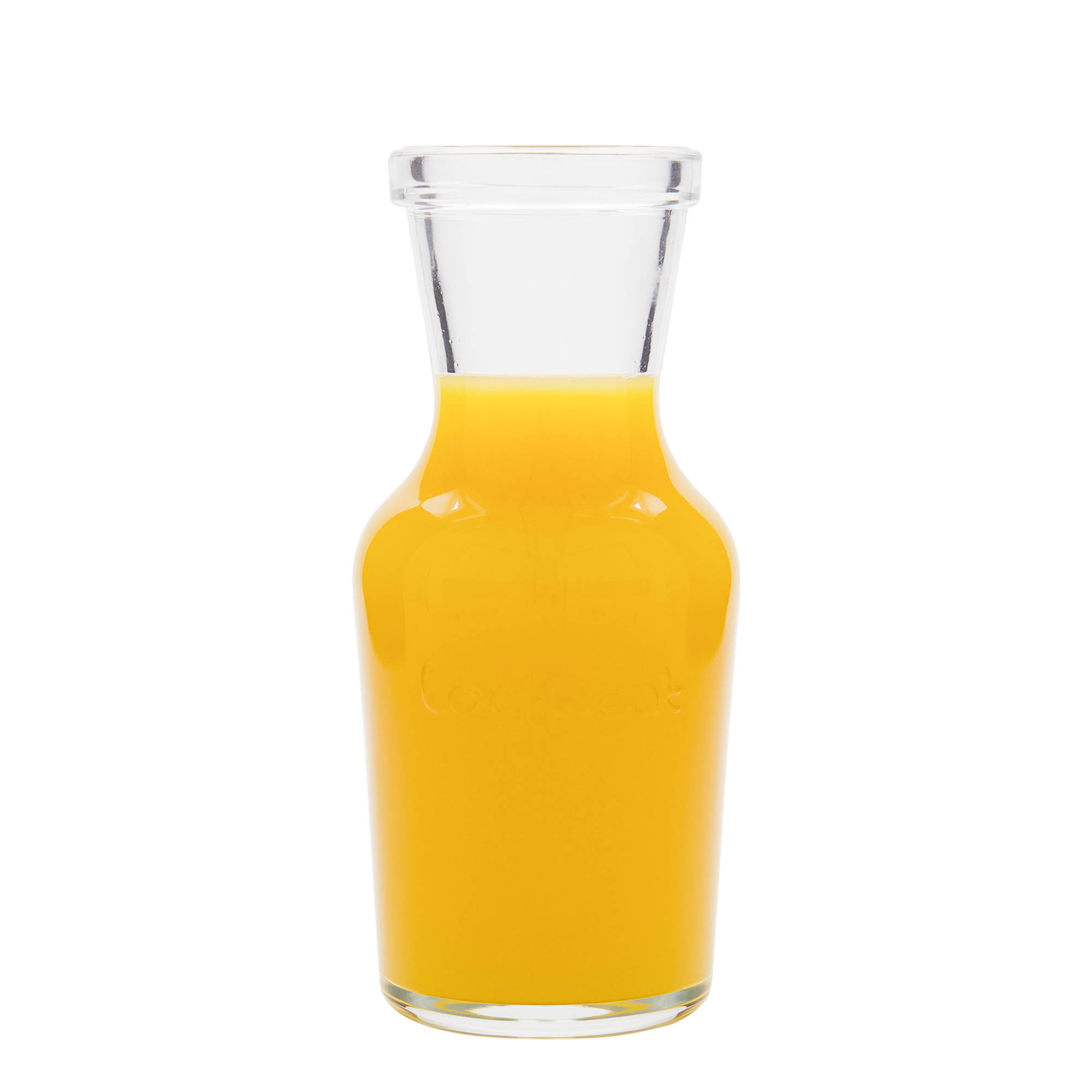 Carafe en verre 500 ml « Lock-Eat », ouverture : fermeture à pince métallique