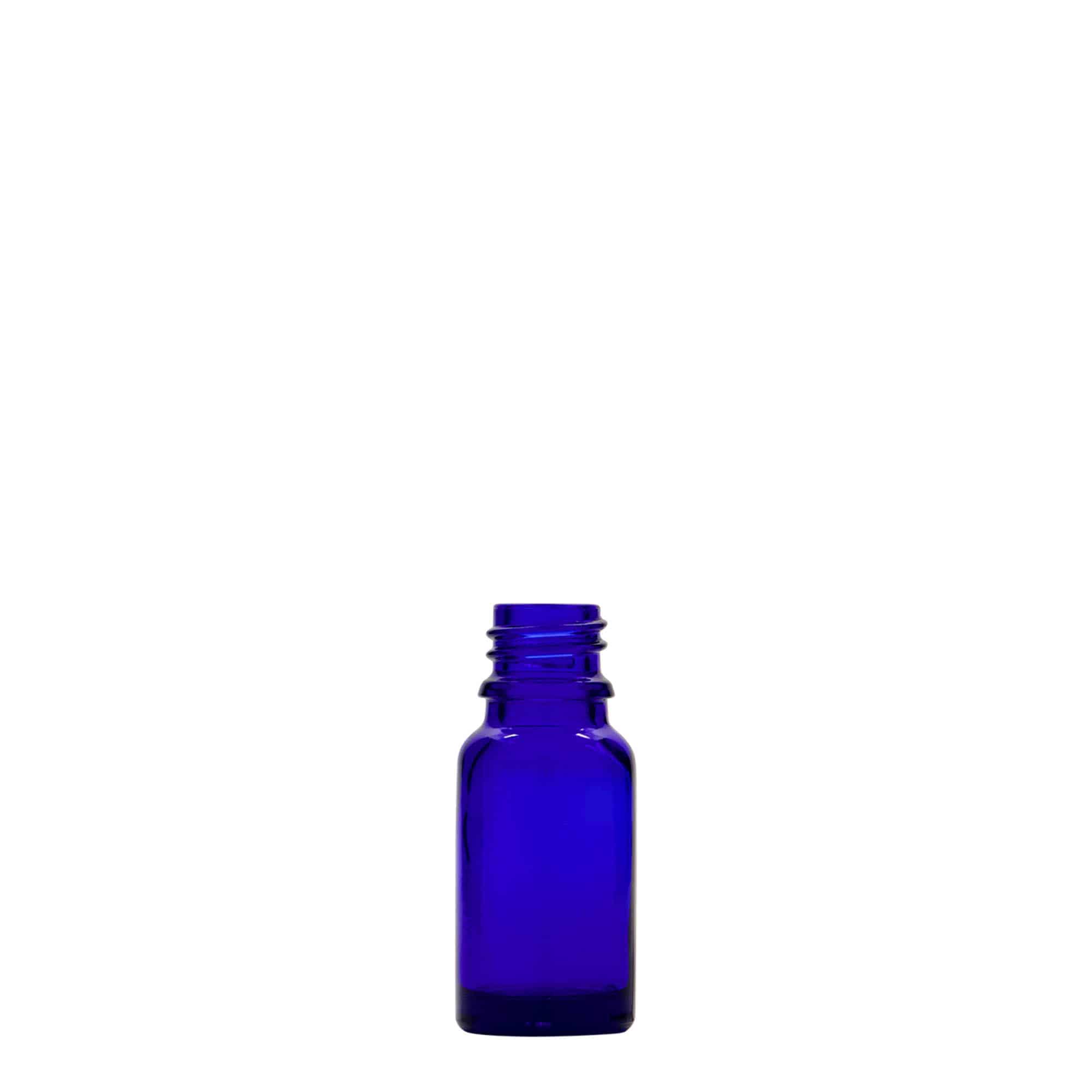 Flacon pharmaceutique 10 ml , verre, bleu roi, bouchage: DIN 18 Flacon pharmaceutique 10 ml , verre, bleu roi, bouchage: DIN 18