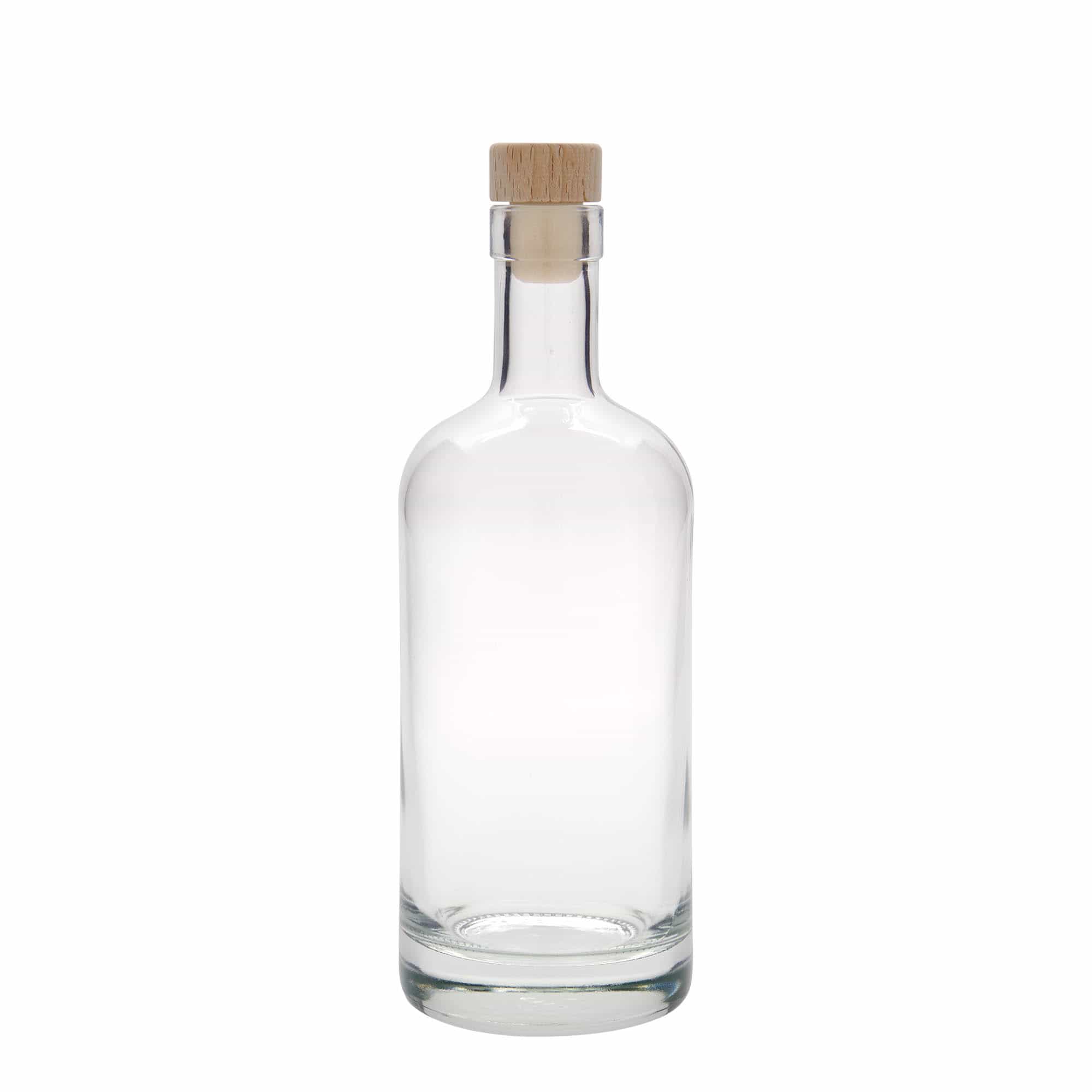 Bouteille en verre 500 ml « Linea Uno », ouverture : bouchon en liège