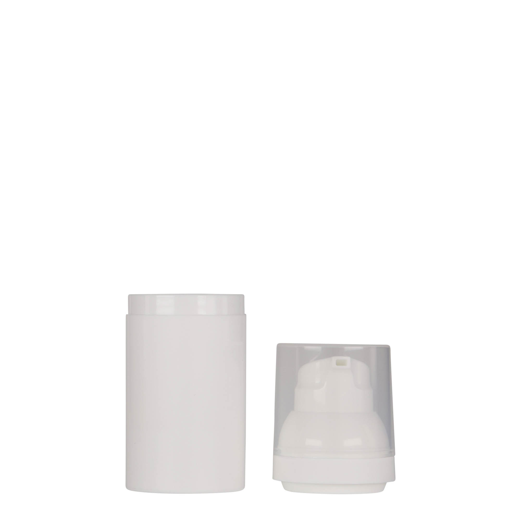 Distributeur airless 30 ml 'Mezzo', plastique PP, blanc Distributeur airless 30 ml 'Mezzo', plastique PP, blanc