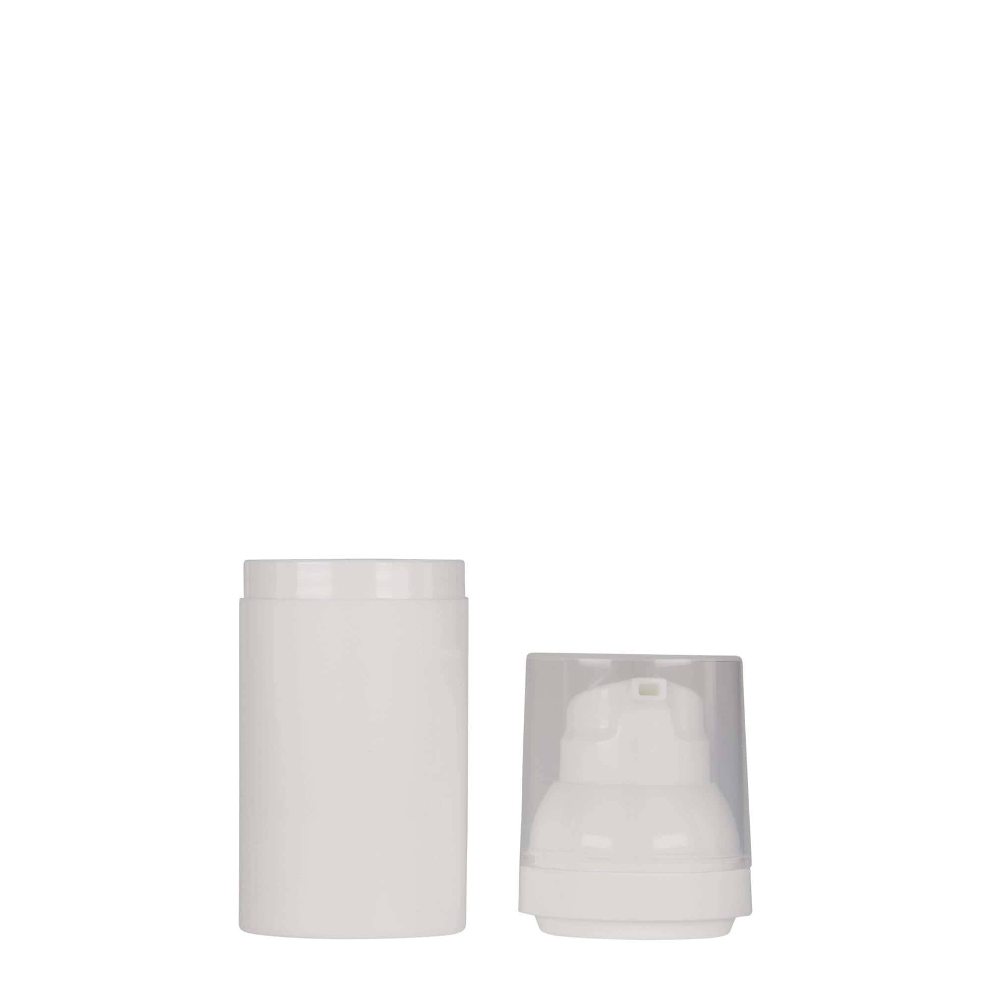 Distributeur airless 30 ml 'Mezzo', plastique PP, blanc